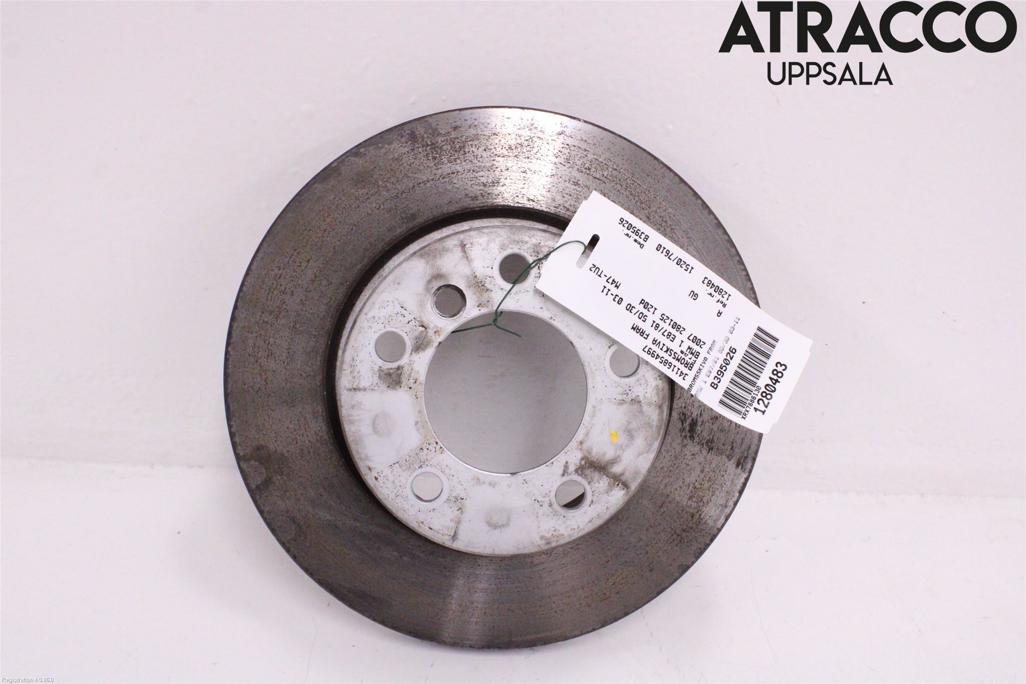 BMW 1 E87/81 5D/3D 03-11 Bromsskiva Fram