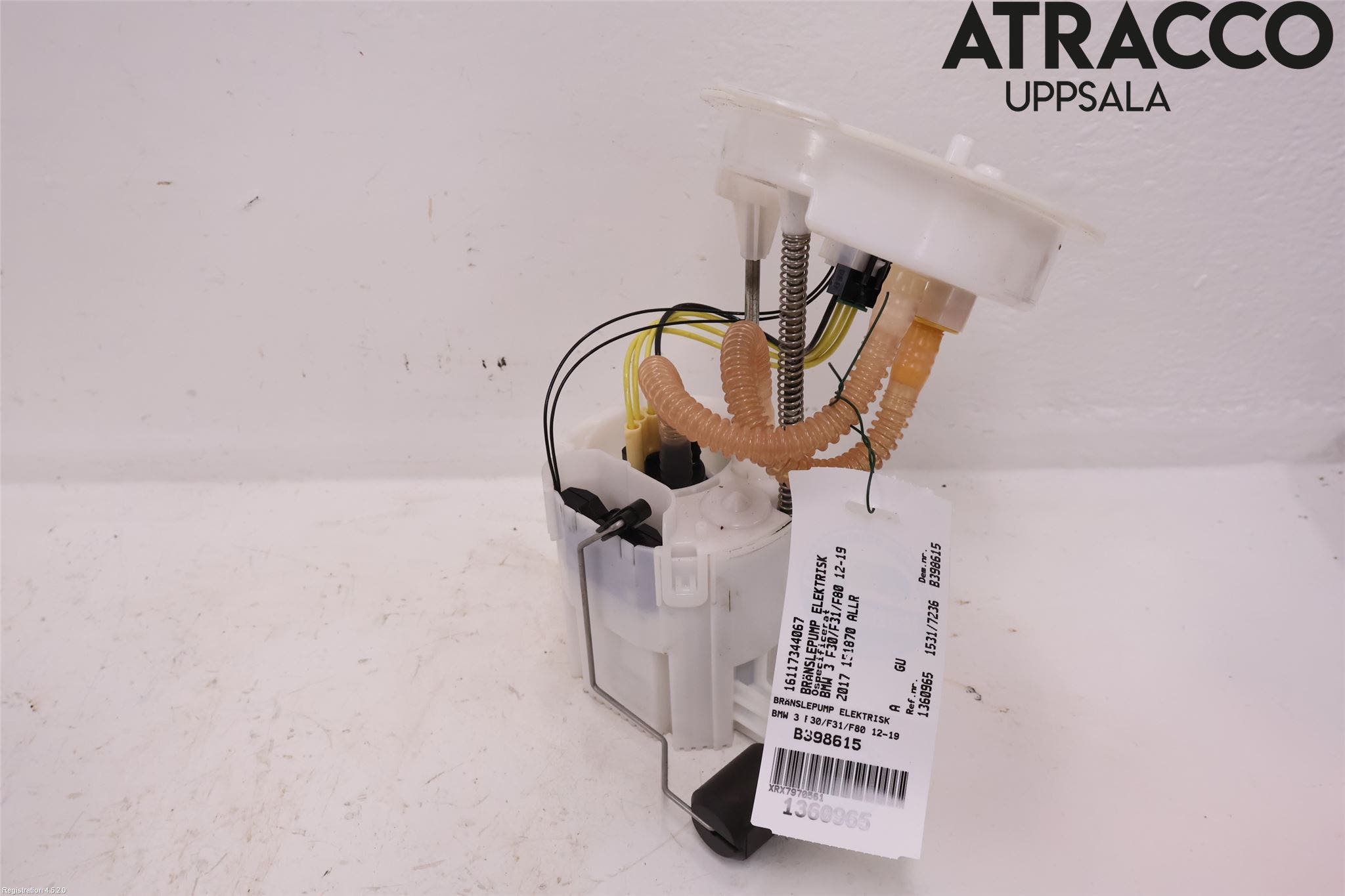 BMW 3 F30/F31/F80 12-19 Bränslepump El