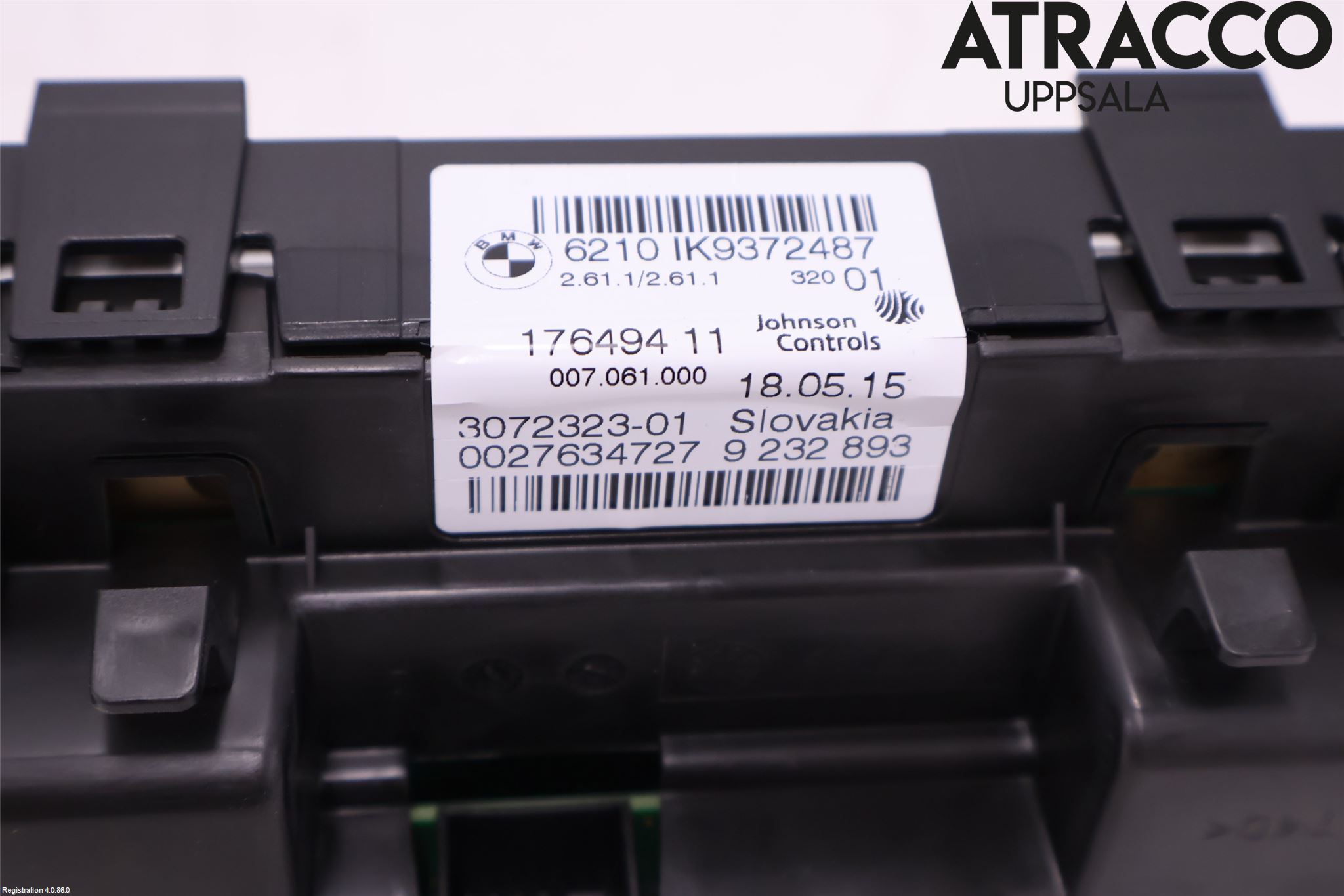 BMW 3 F30/F31/F80 12-19 Instrument Komb