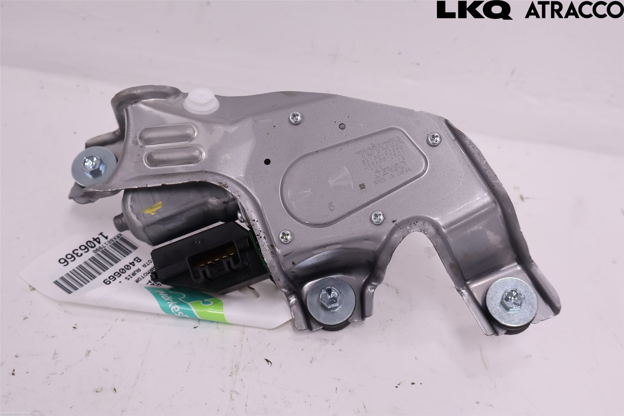 Toyota AURIS 13-19 Torkarmotor Baklucka