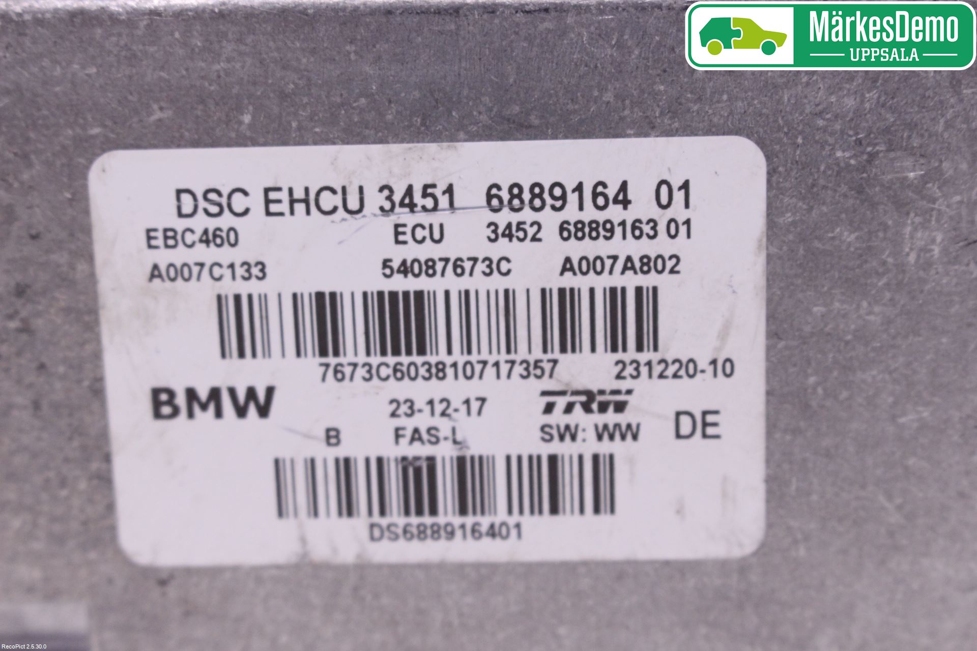 BMW 5 G30/G31/F90 17-23 Abs Hydraulaggregat