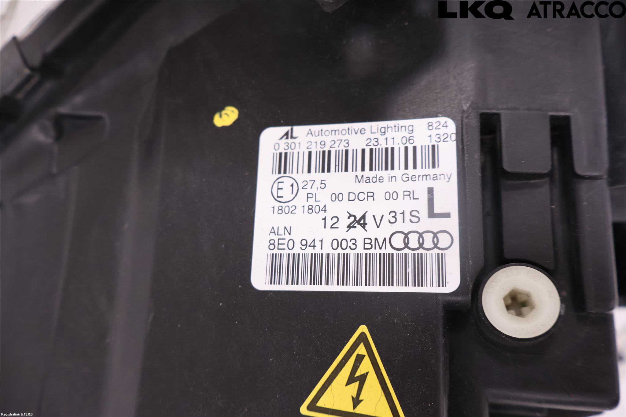 Audi A4/S4 05-07 Strålkastare Vänster
