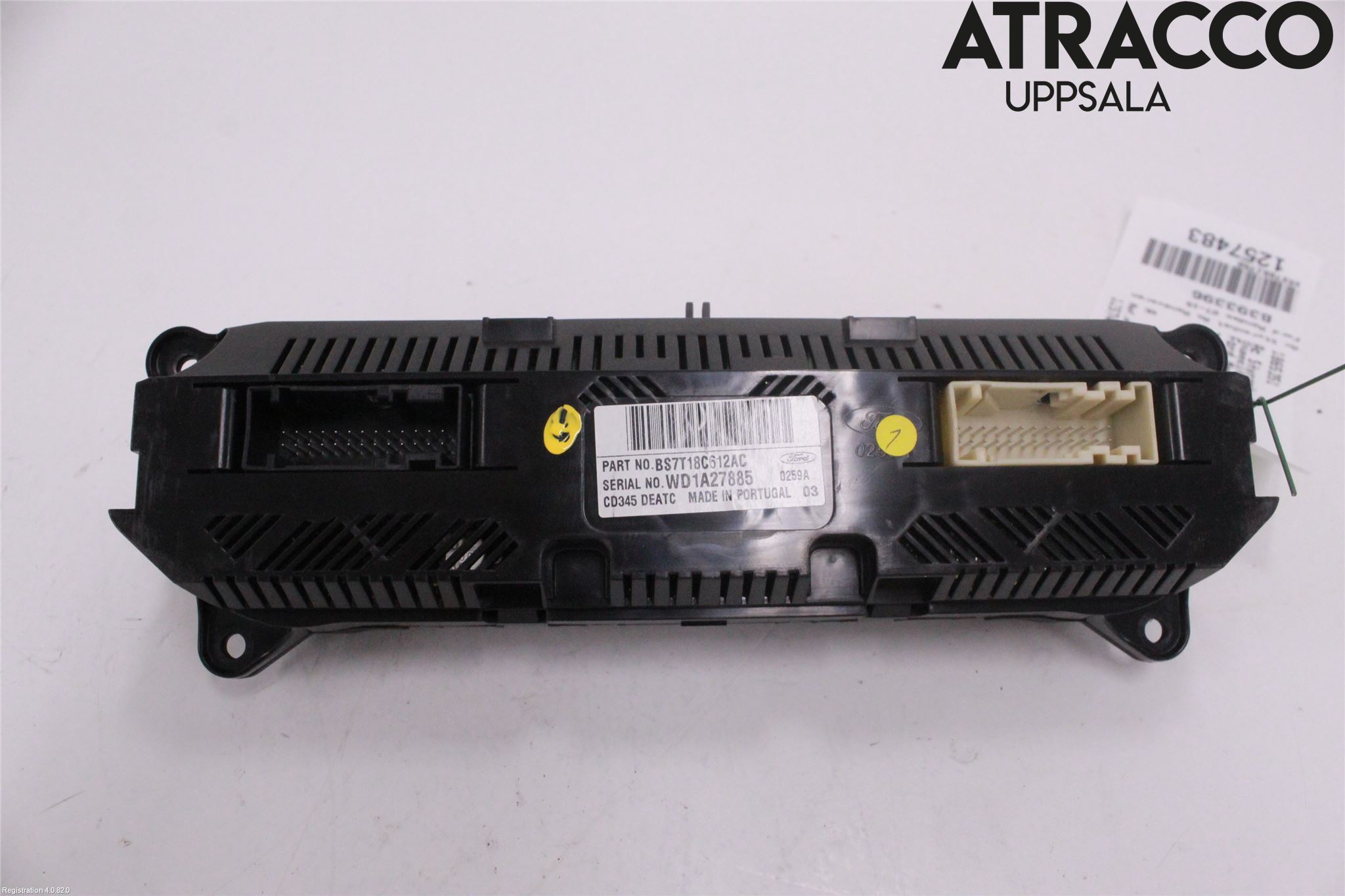 Ford MONDEO 07-15 Ac Styrenhet Ac Manöveren