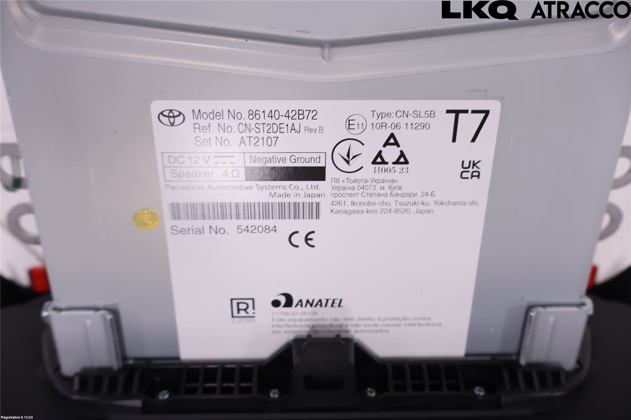 Toyota RAV4 19- Cd Radio - Multimediapanel