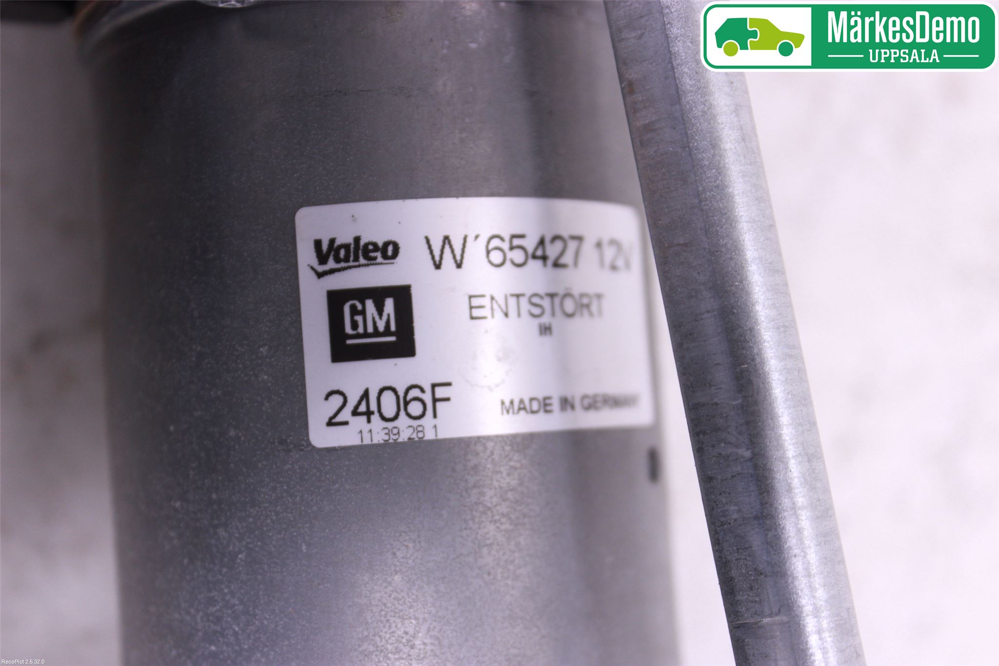 Opel CORSA E 15-19 Torkarmotor Vindruta