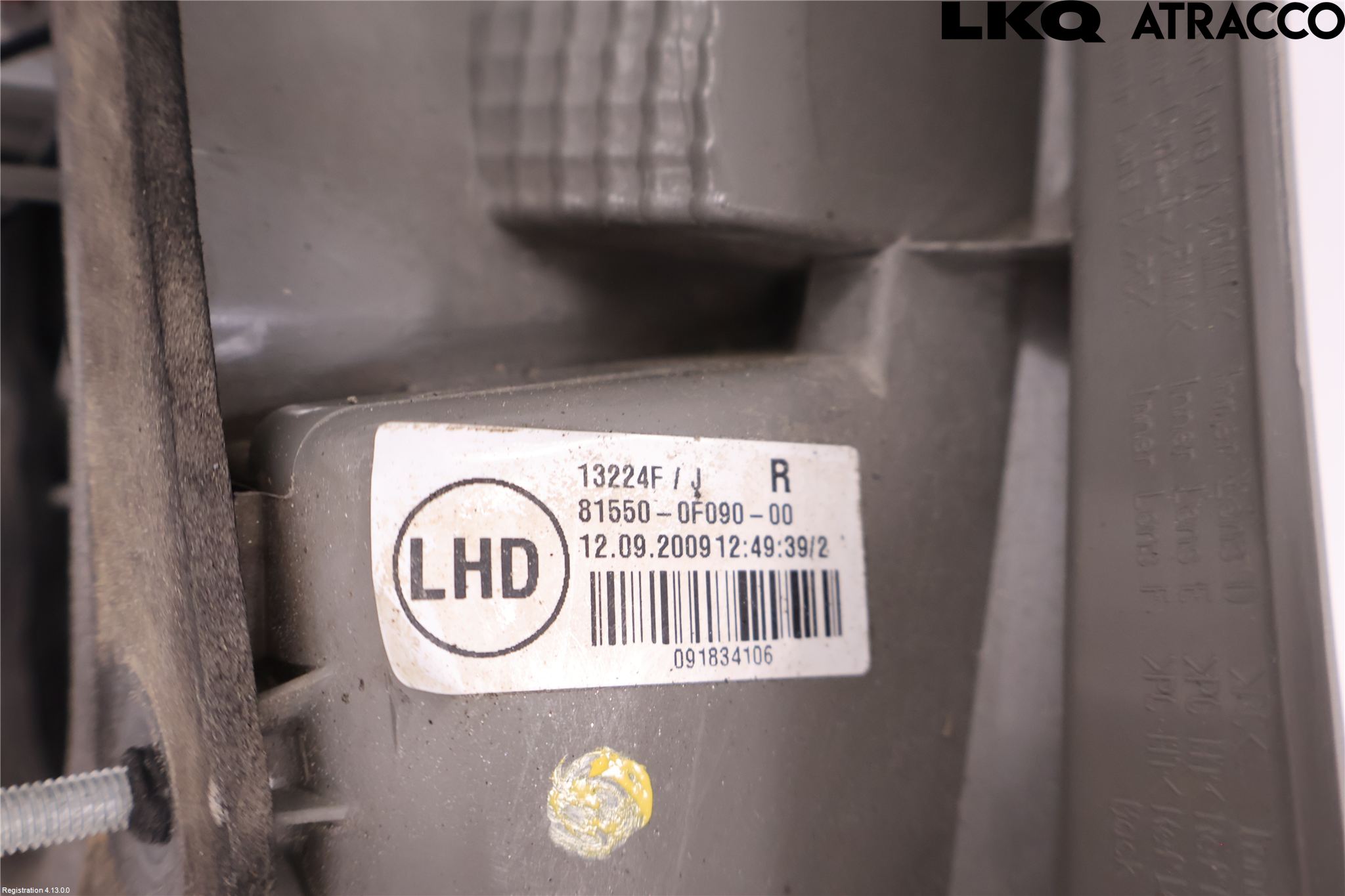 Toyota VERSO 09-18 Bakljus Höger