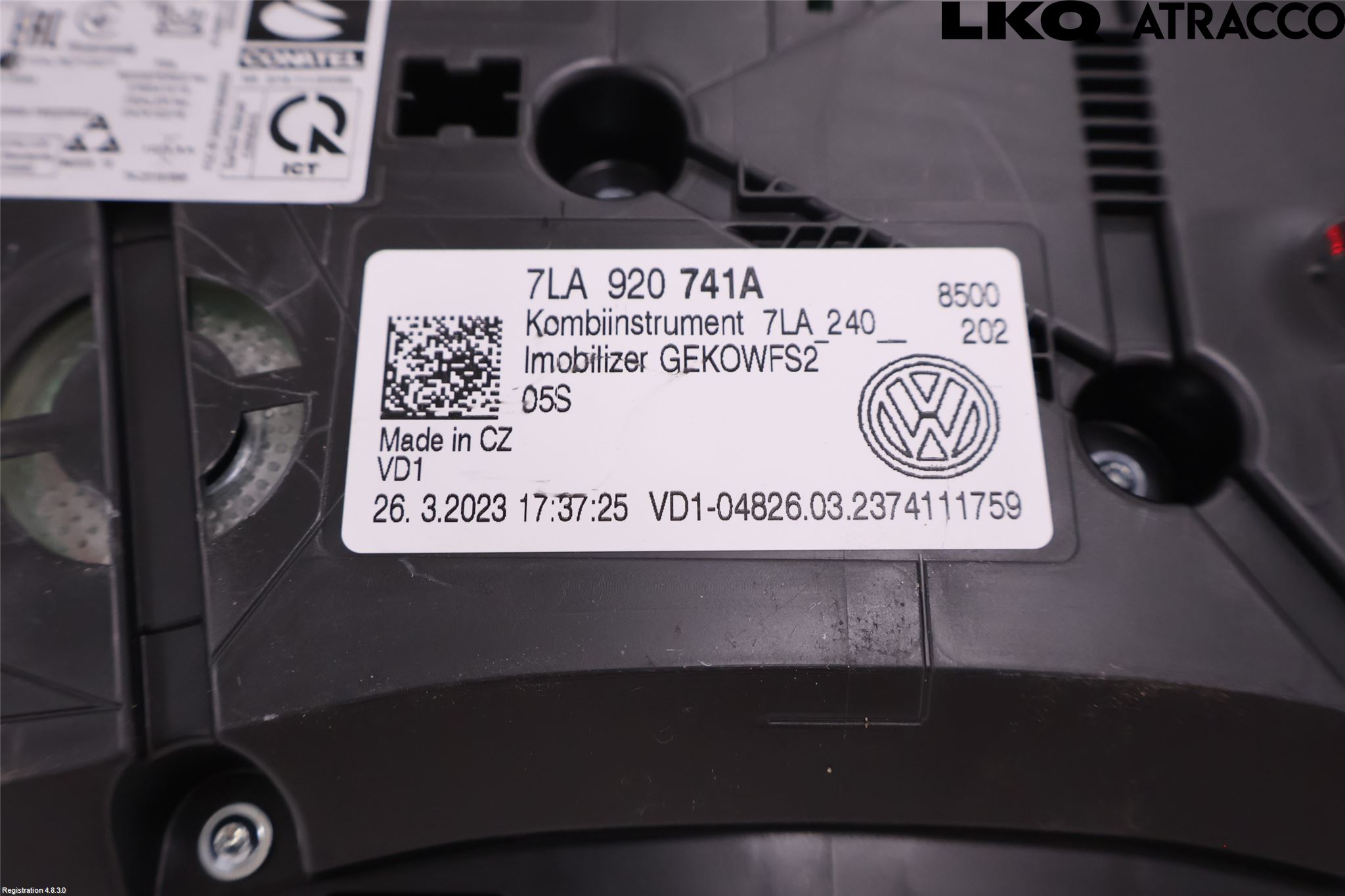 Volkswagen VW TRANSP/CARAVELLE (T6) 16-22 Instrument Komb