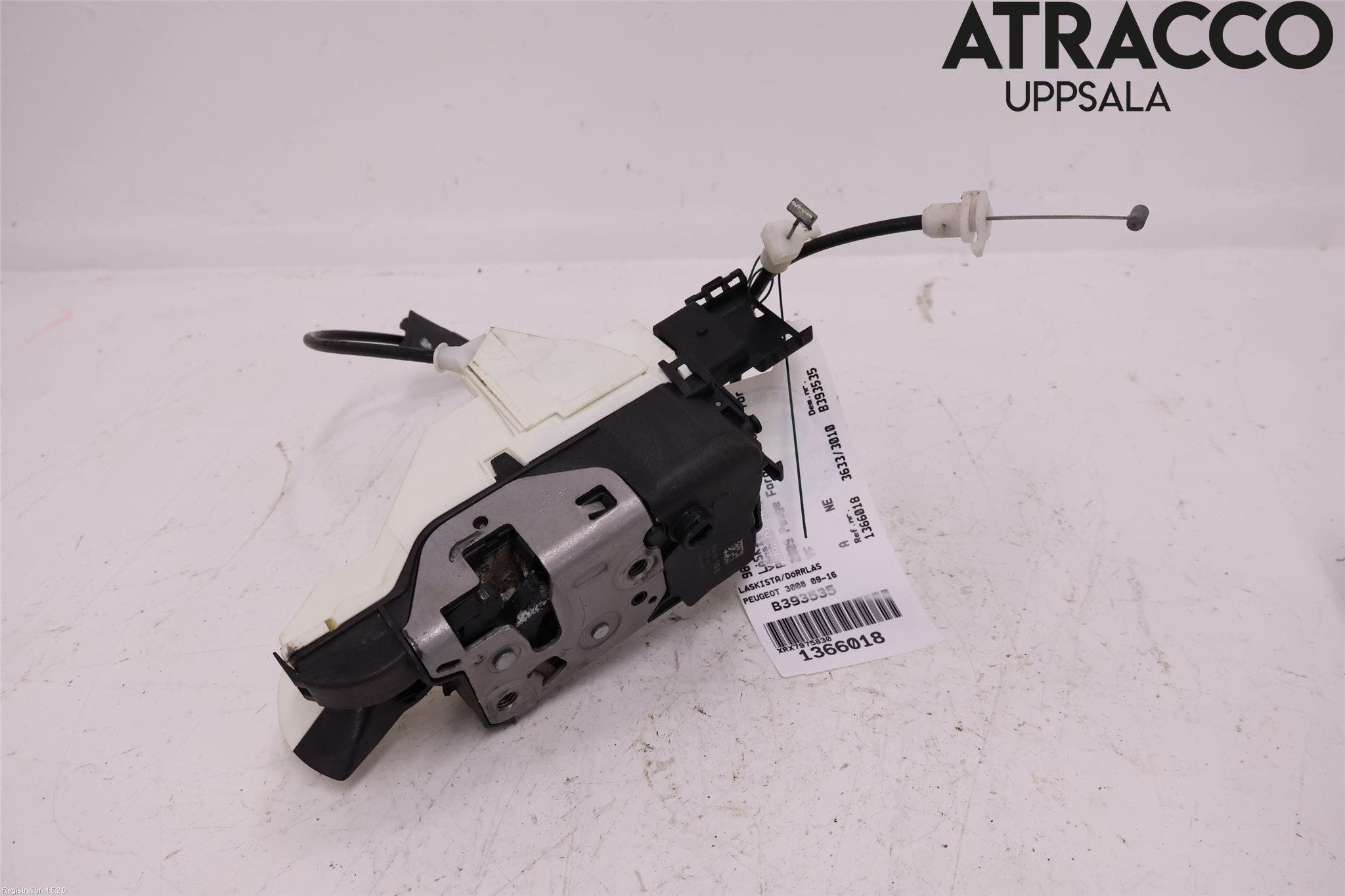 Peugeot 3008 09-16 Låskista-Dörrlås