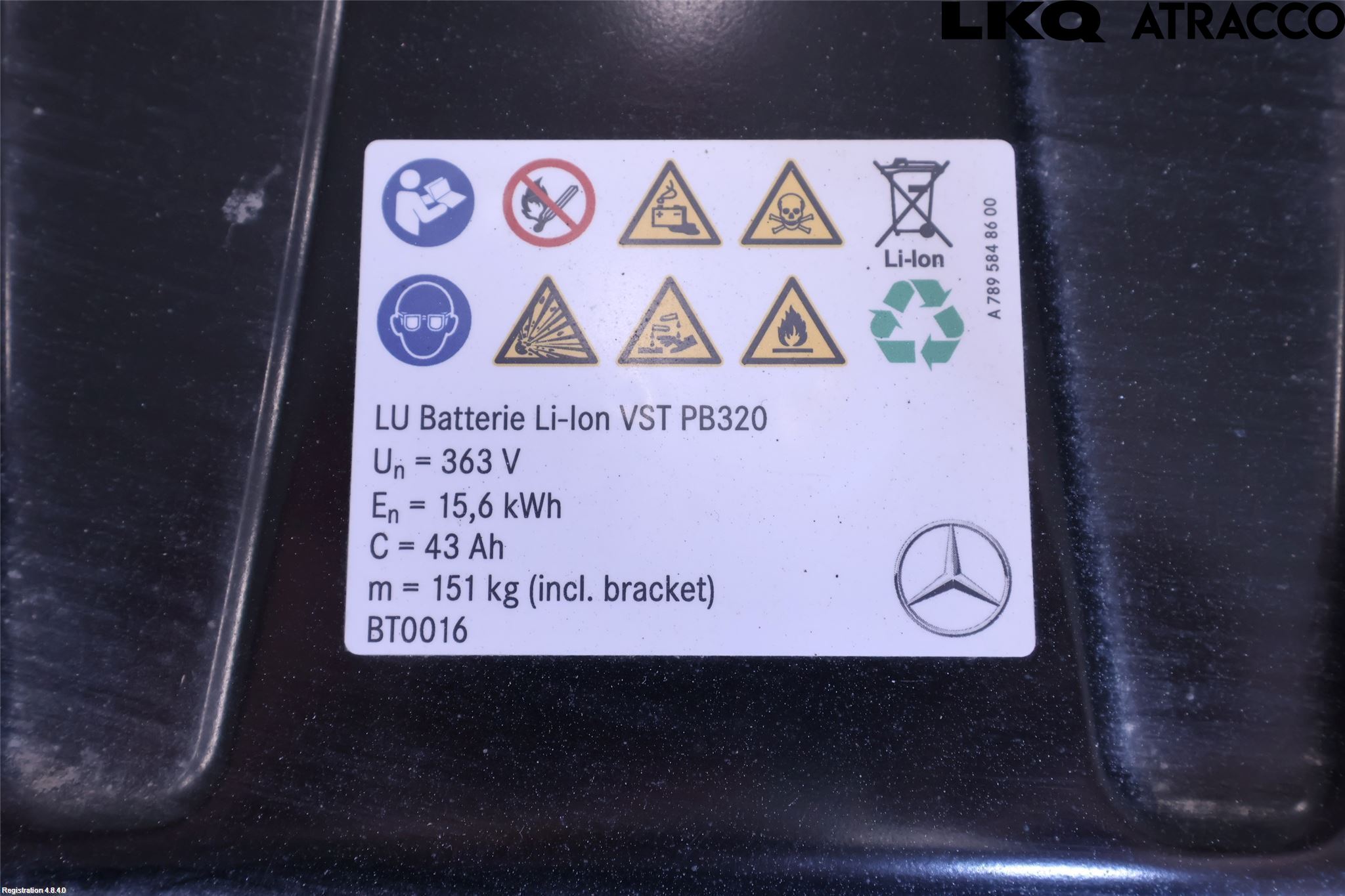 Mercedes-Benz MB A-KLASS (W177) 18- Batteri Högspänning