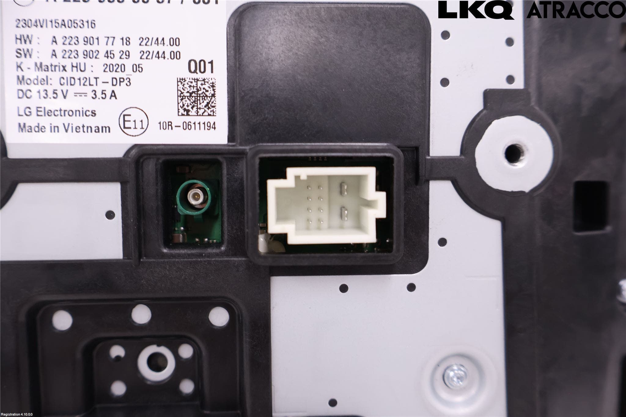 Mercedes-Benz MB EQE (V295) 22- Multifunktionsdisplay