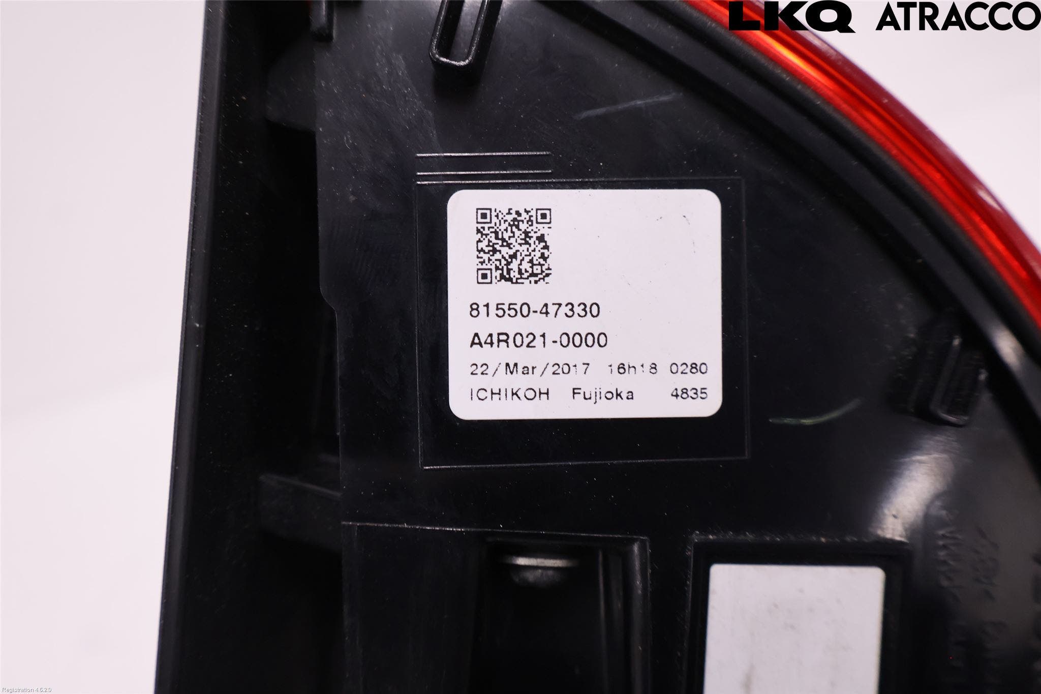 Toyota PRIUS (ZVW50) 16-21 Bakljus Höger