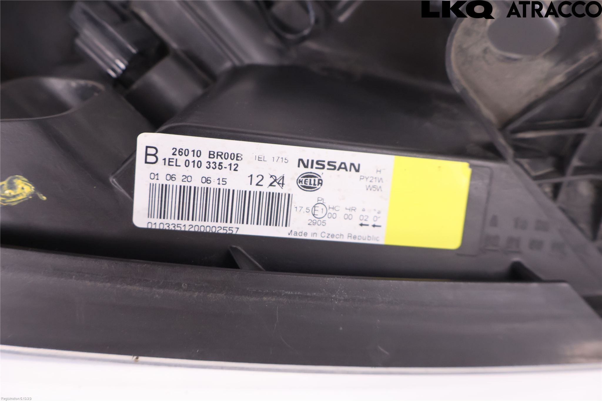 Nissan QASHQAI 10-14 Strålkastare Höger
