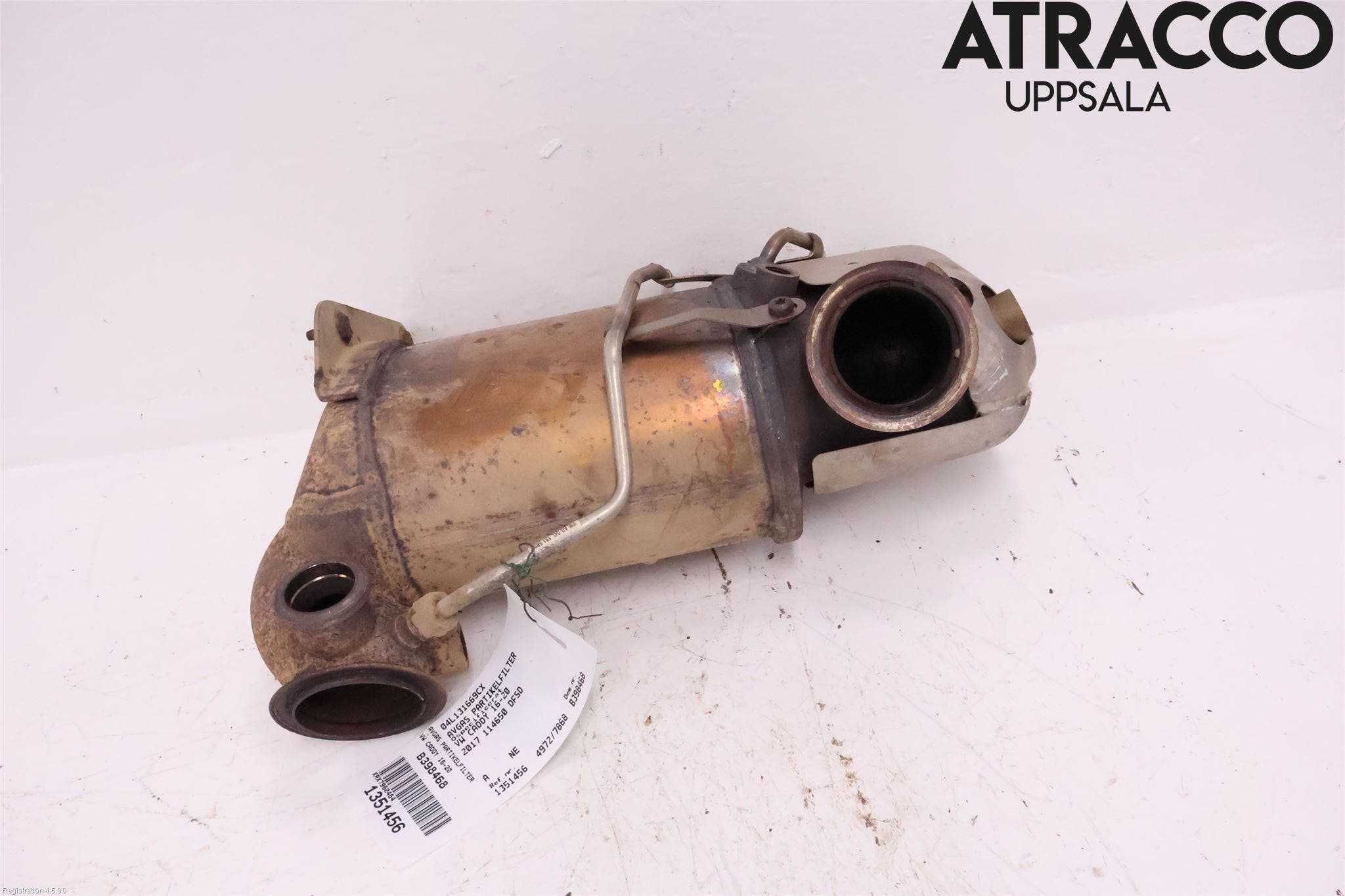 Volkswagen VW CADDY 16-20 Avgas Partikelfilter