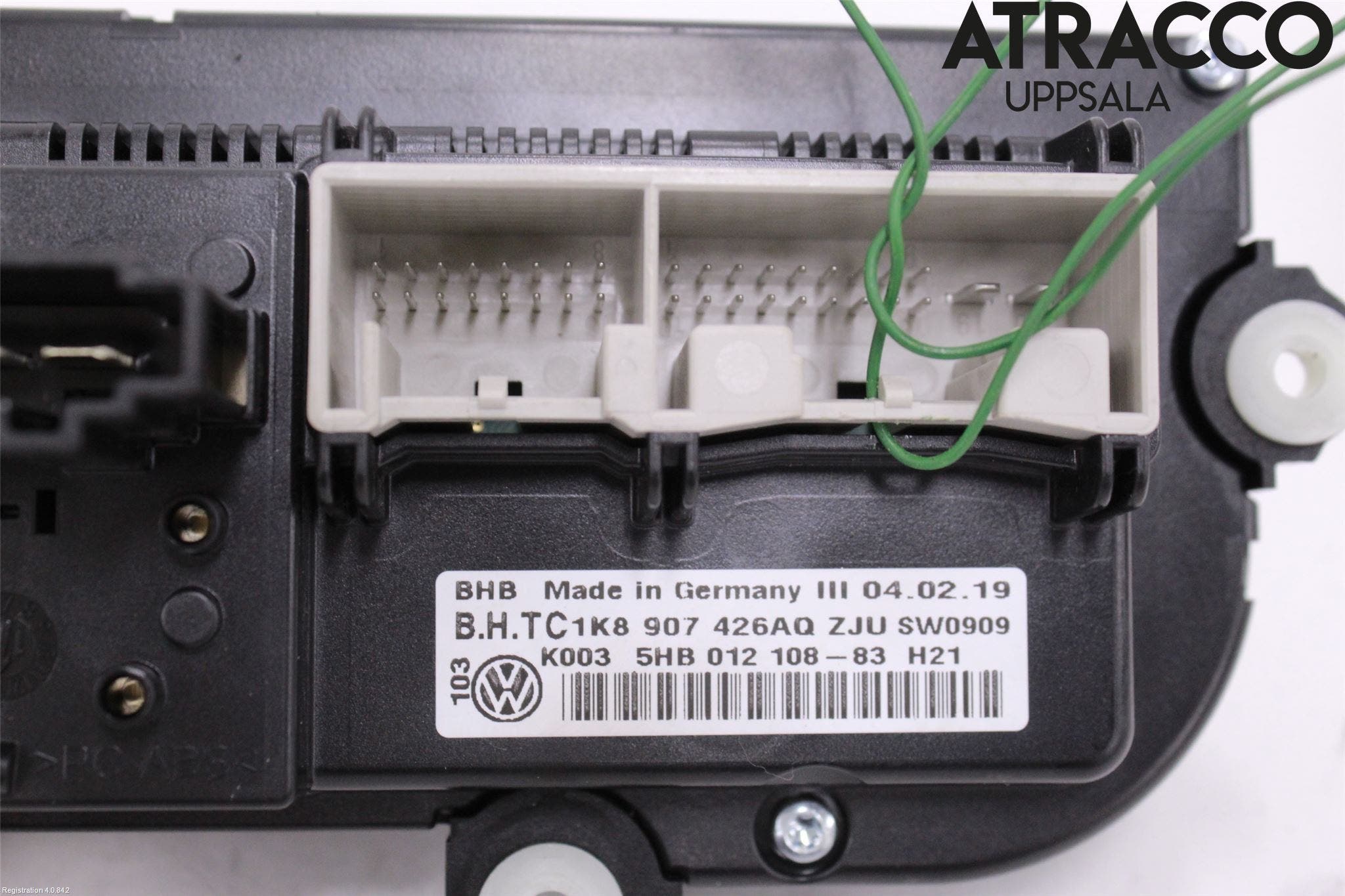 Volkswagen VW CADDY 16-20 Ac Styrenhet Ac Manöveren