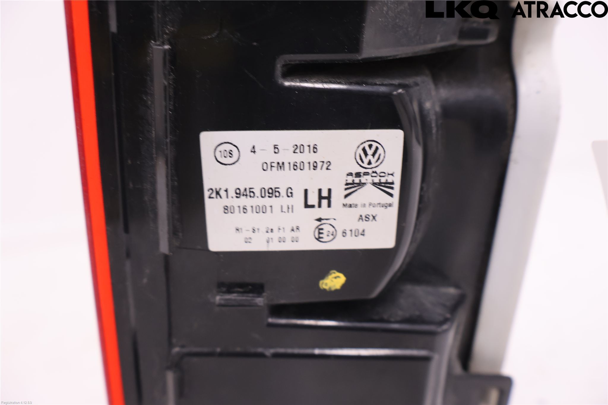 Volkswagen VW CADDY 16-20 Bakljus Vänster