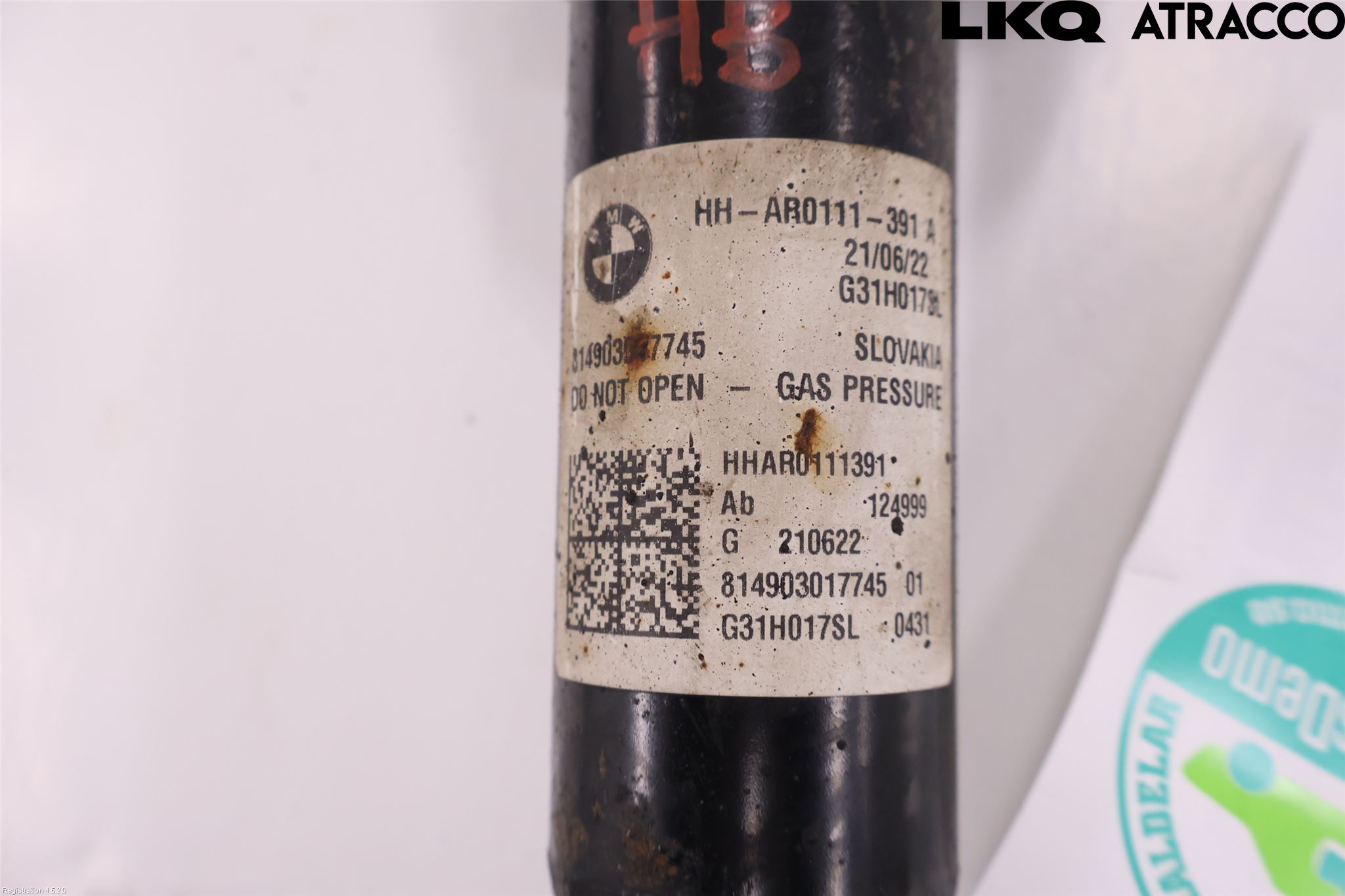 BMW 5 G30/G31/F90 17-23 Fjäderben Bak Höger