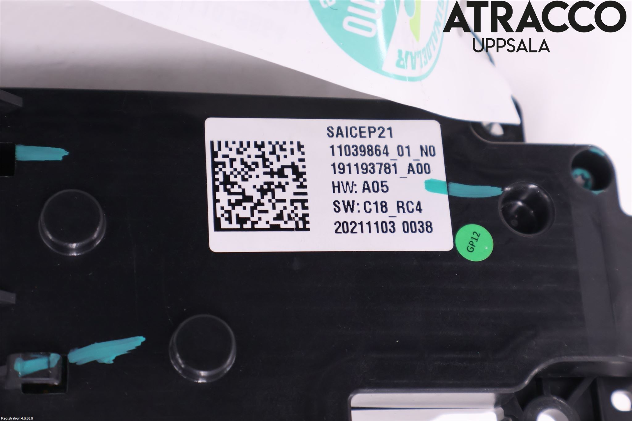 MG MARVEL R 22- Strömställare Parkeringsbroms