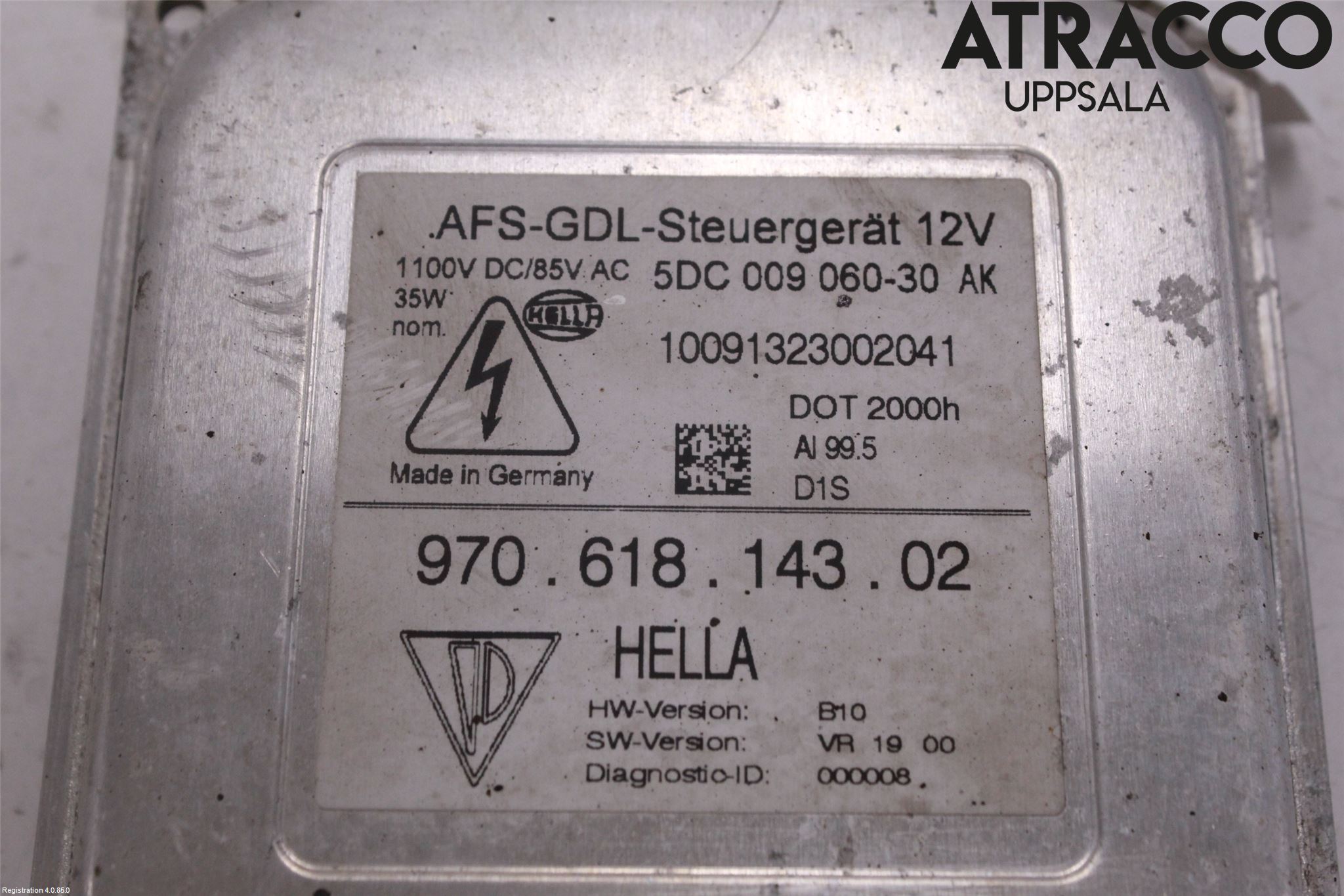 Porsche PANAMERA 09- Styrenhet Strålkastare