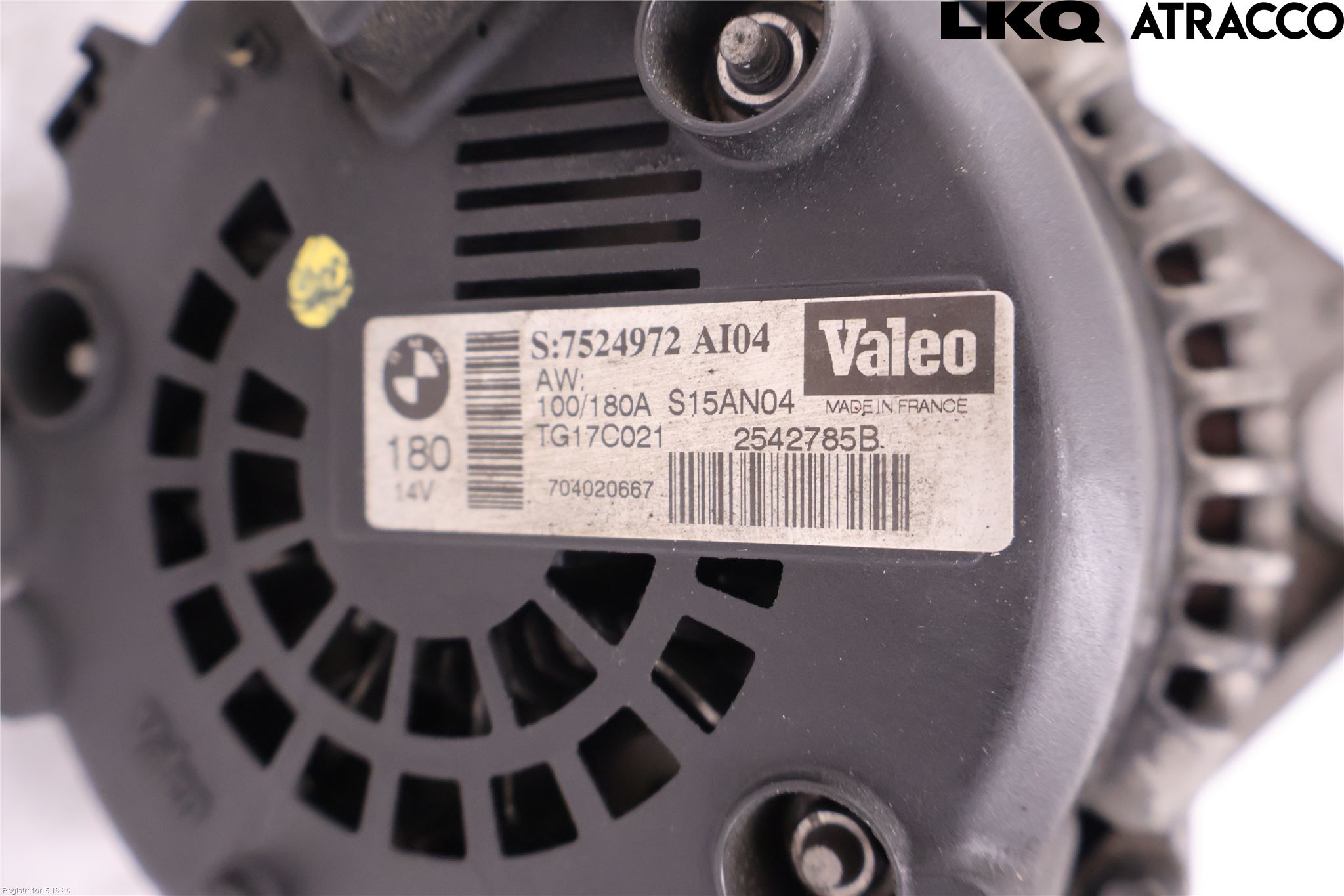 BMW 6 E63/64    02-10 Generator