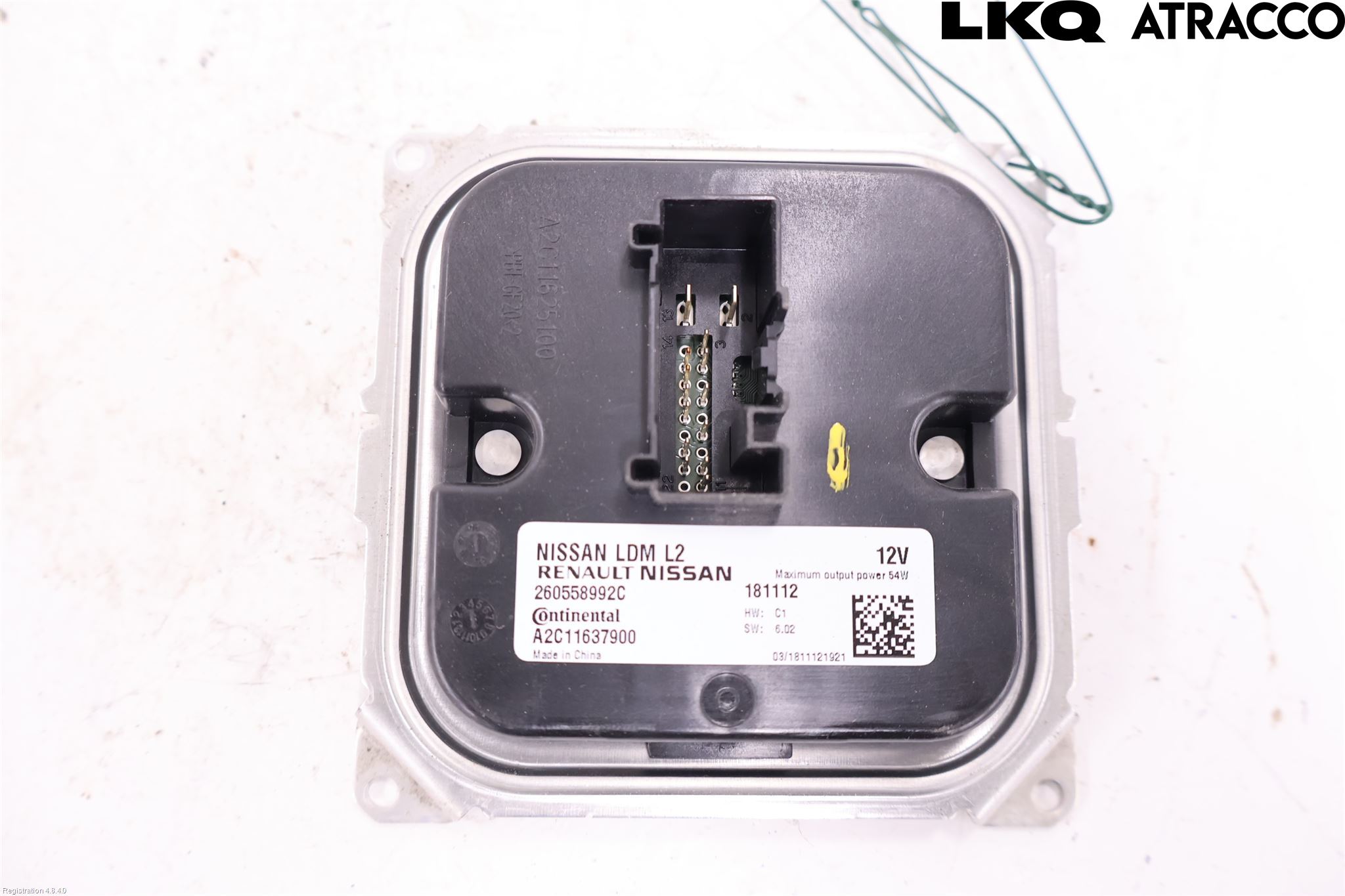 Nissan LEAF 18- Styrenhet Strålkastare