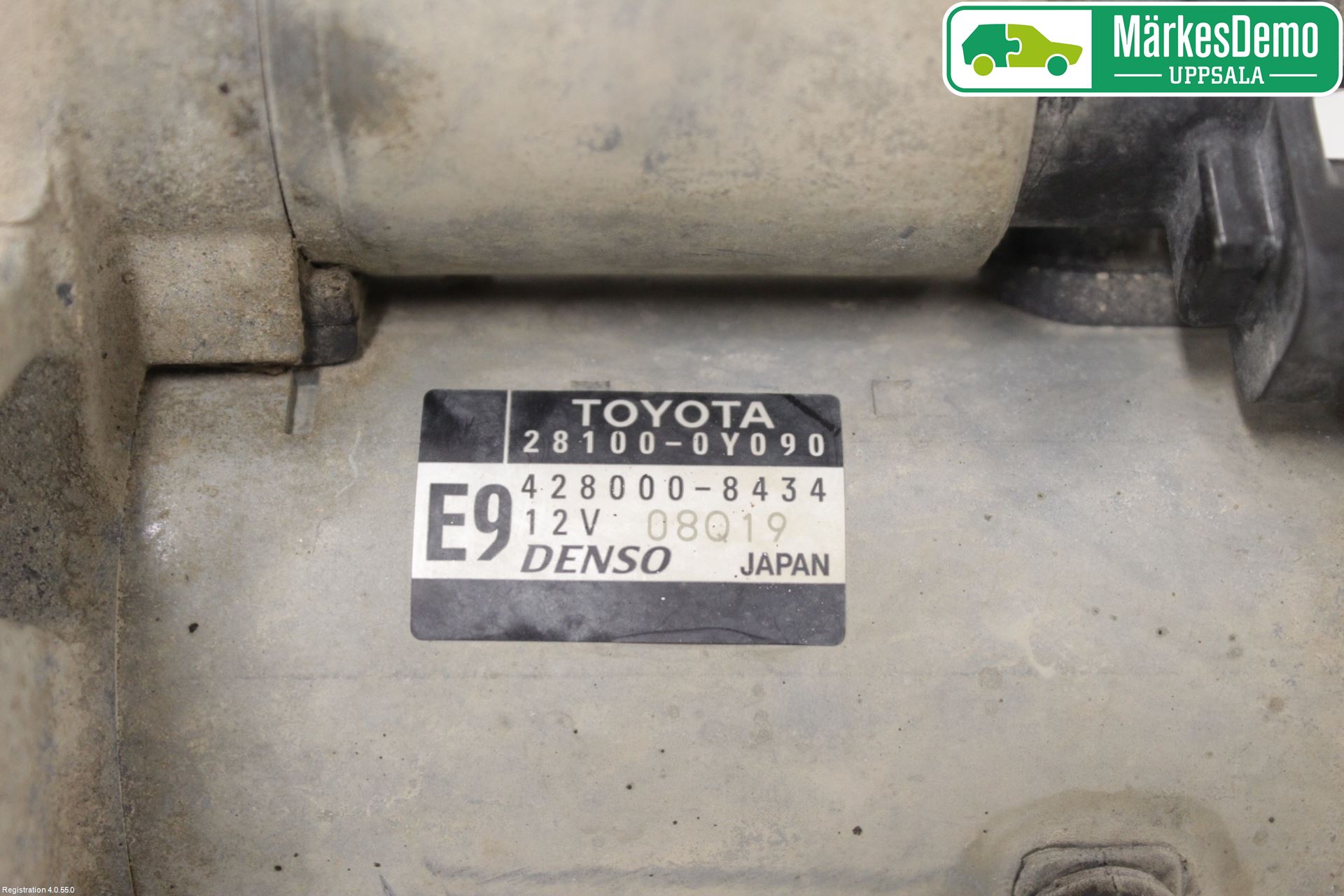 Toyota YARIS XP130 12-14 Startmotor
