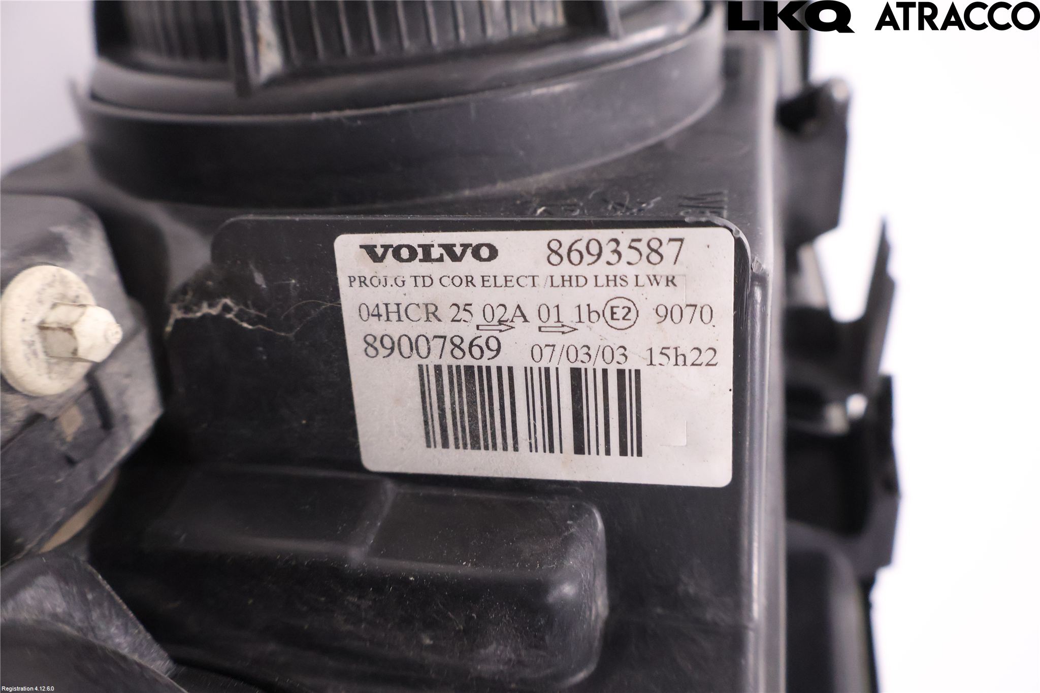 Volvo S60 01-04 Strålkastare Vänster