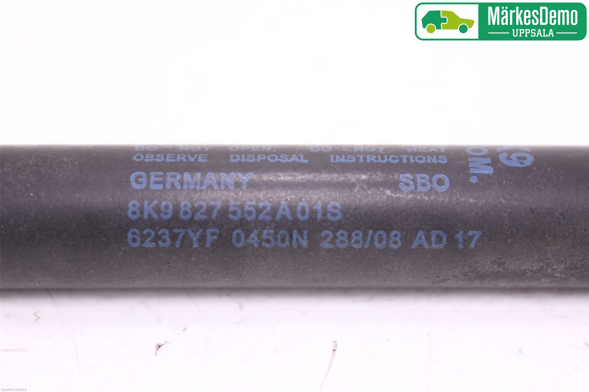 Audi A4/S4 08-11 Gasfjäder Baklucka