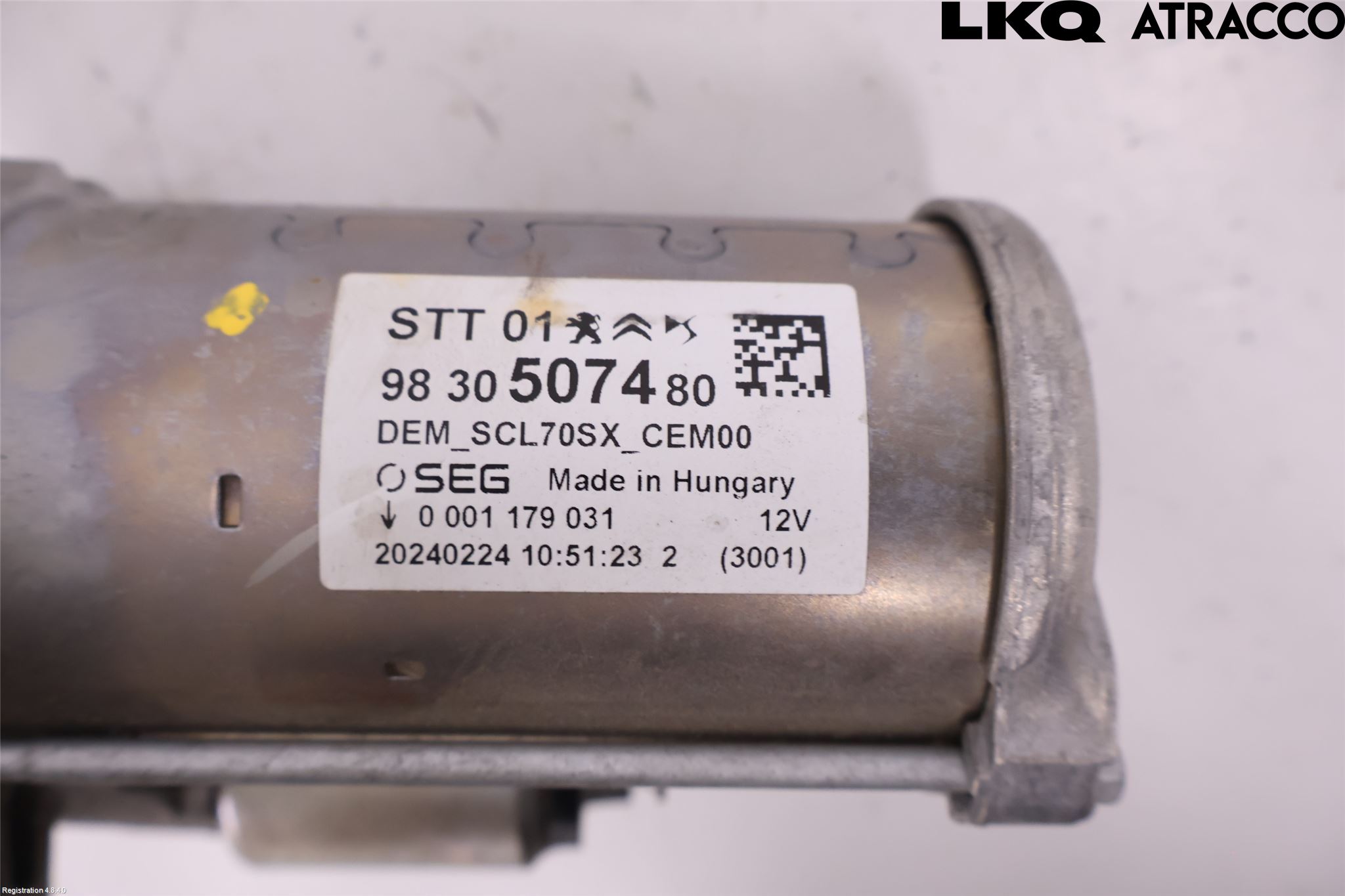 Peugeot 3008 / E-3008 24- Startmotor