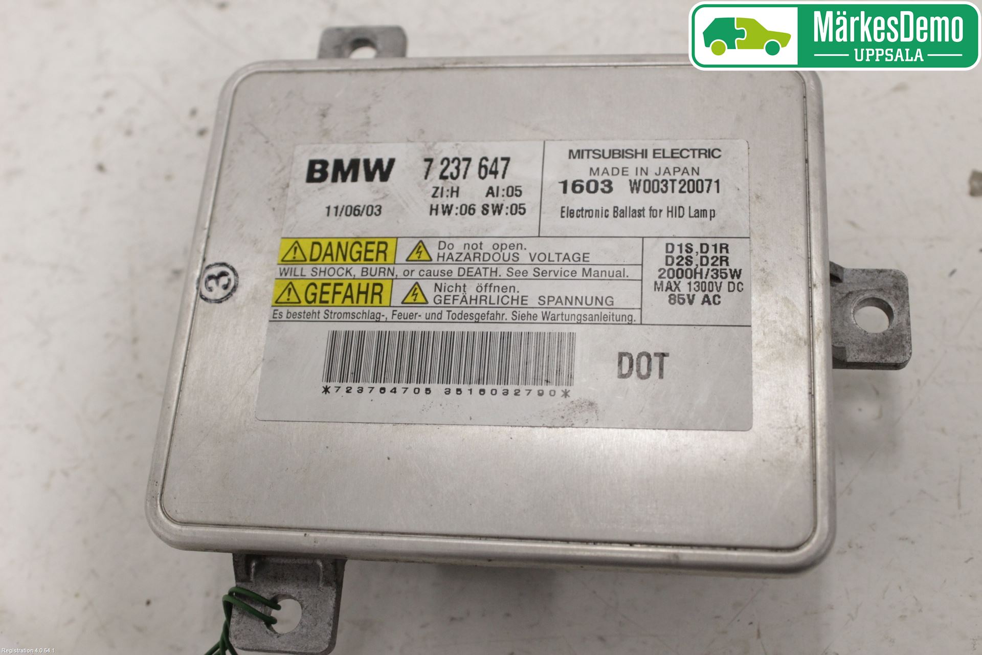 BMW 7 F01/02/03/04 09-15 Styrenhet Strålkastare