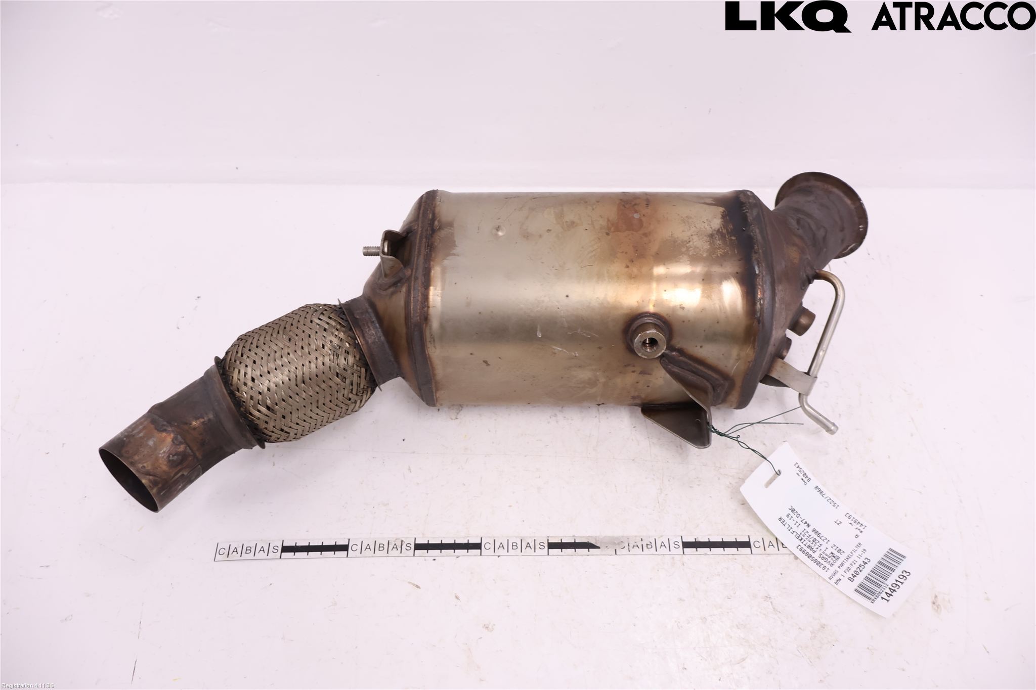 BMW 1 F20/F21 11-19 Avgas Partikelfilter