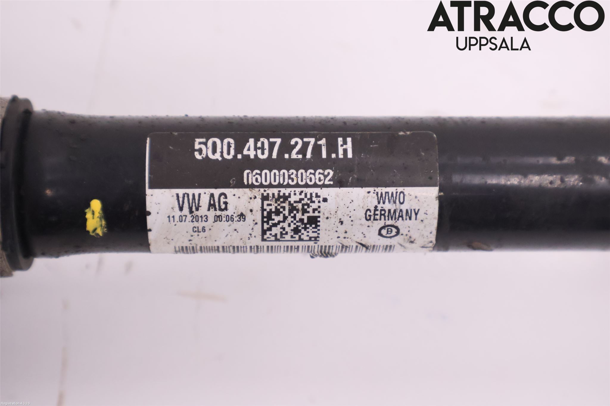 Volkswagen VW GOLF / E-GOLF VII 13-20 Drivaxel Fram Vänster