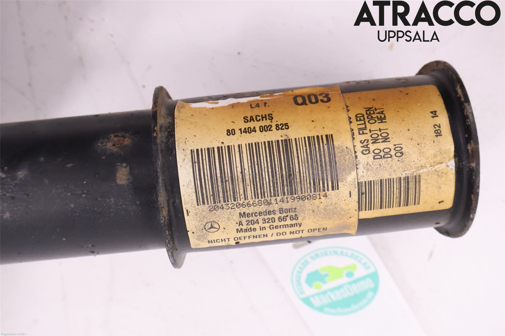 Mercedes-Benz MB GLK-KLASS (X204) 08-16 Fjäderben Fram Vänster