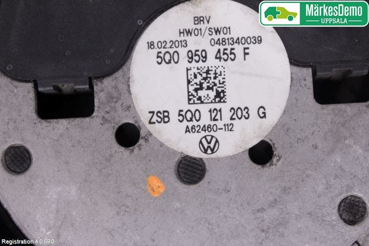 Volkswagen VW GOLF / E-GOLF VII 13-20 Kylfläkt El