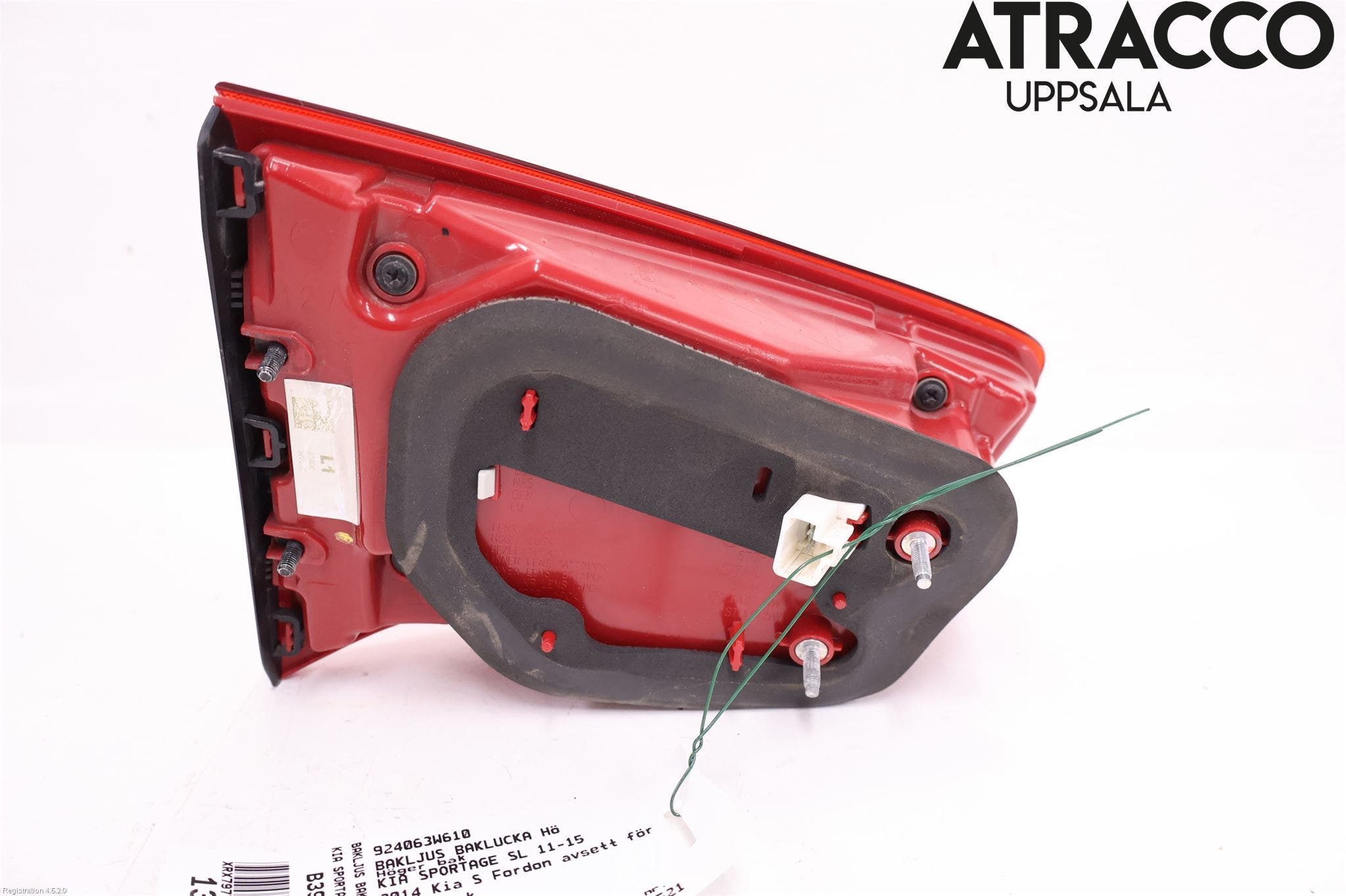 Kia SPORTAGE (SL) 11-15 Bakljus Lucka Hö