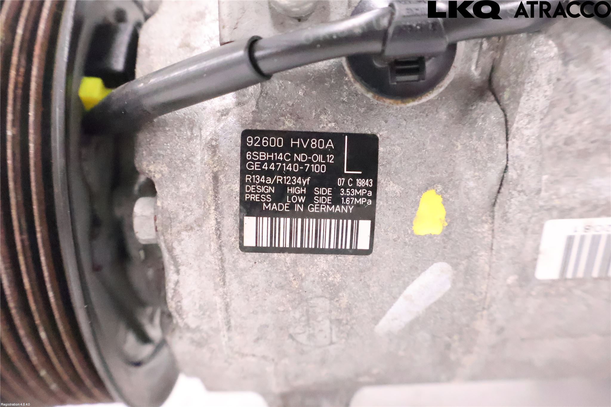 Nissan QASHQAI 17-21 Ac Kompressor