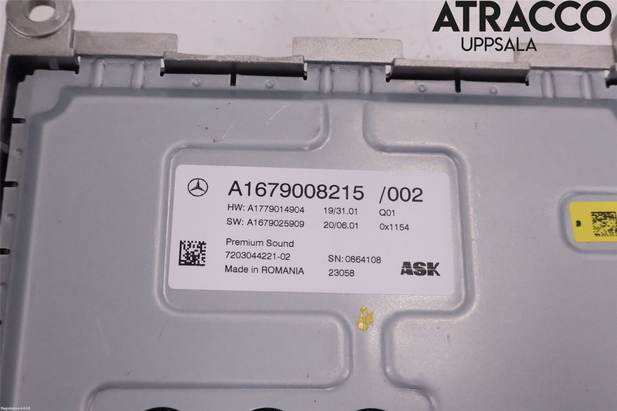 Mercedes-Benz MB CLA-KLASS (C118/X118) 19- Radio-Stereo Förstärkare