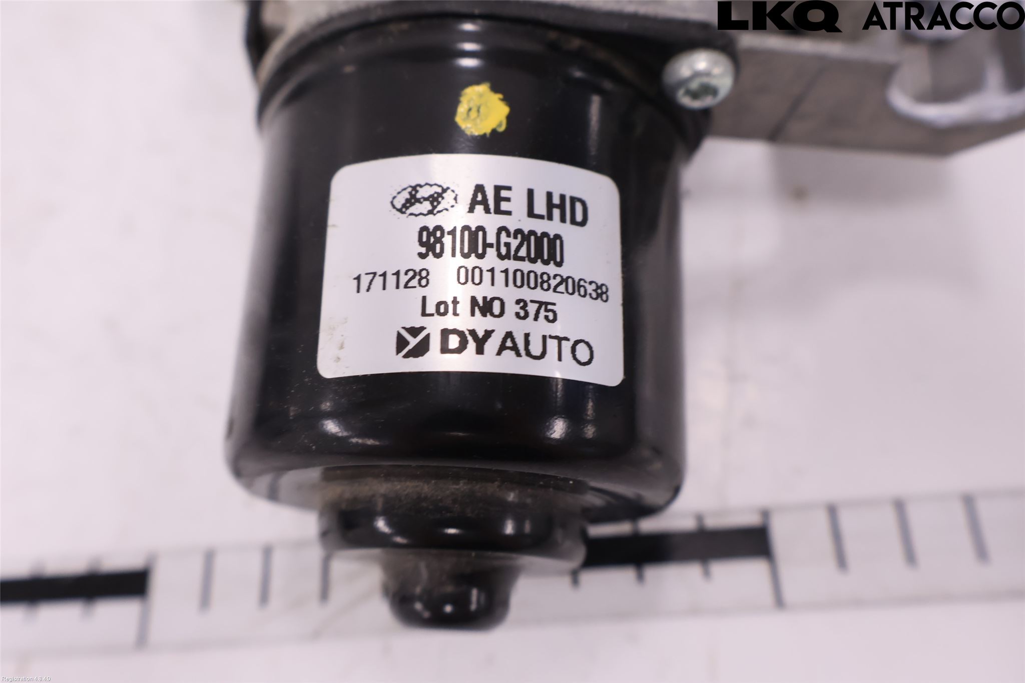 Hyundai IONIQ AE 17-22 Torkarmotor Vindruta
