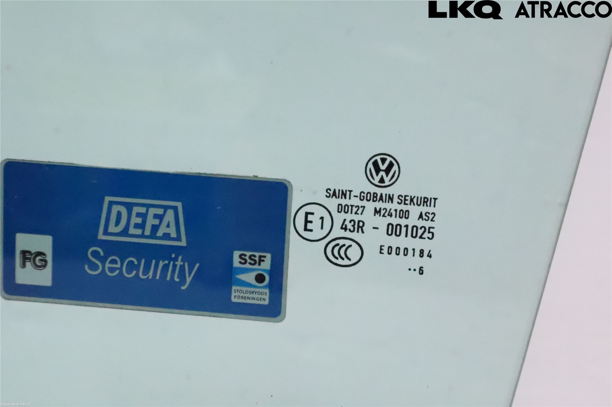 Volkswagen VW CADDY 16-20 Dörruta Fram Vänster