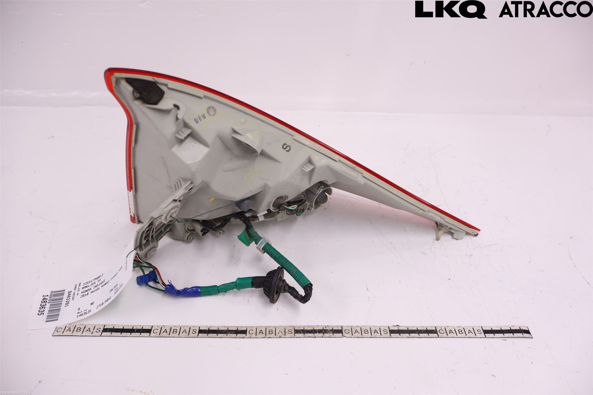Honda INSIGHT Bakljus Vänster