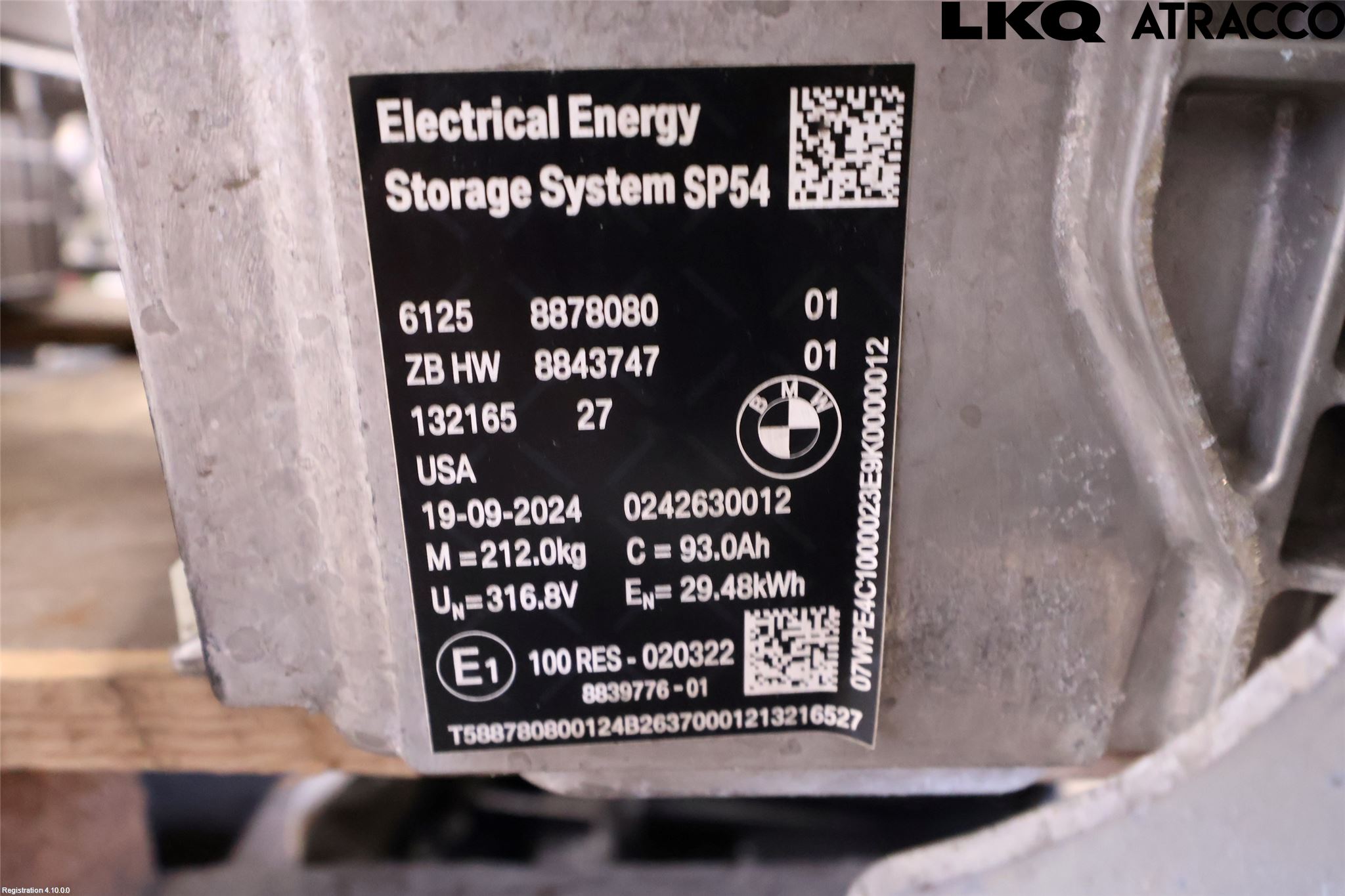 BMW X5 G05 18- Batteri Högspänning