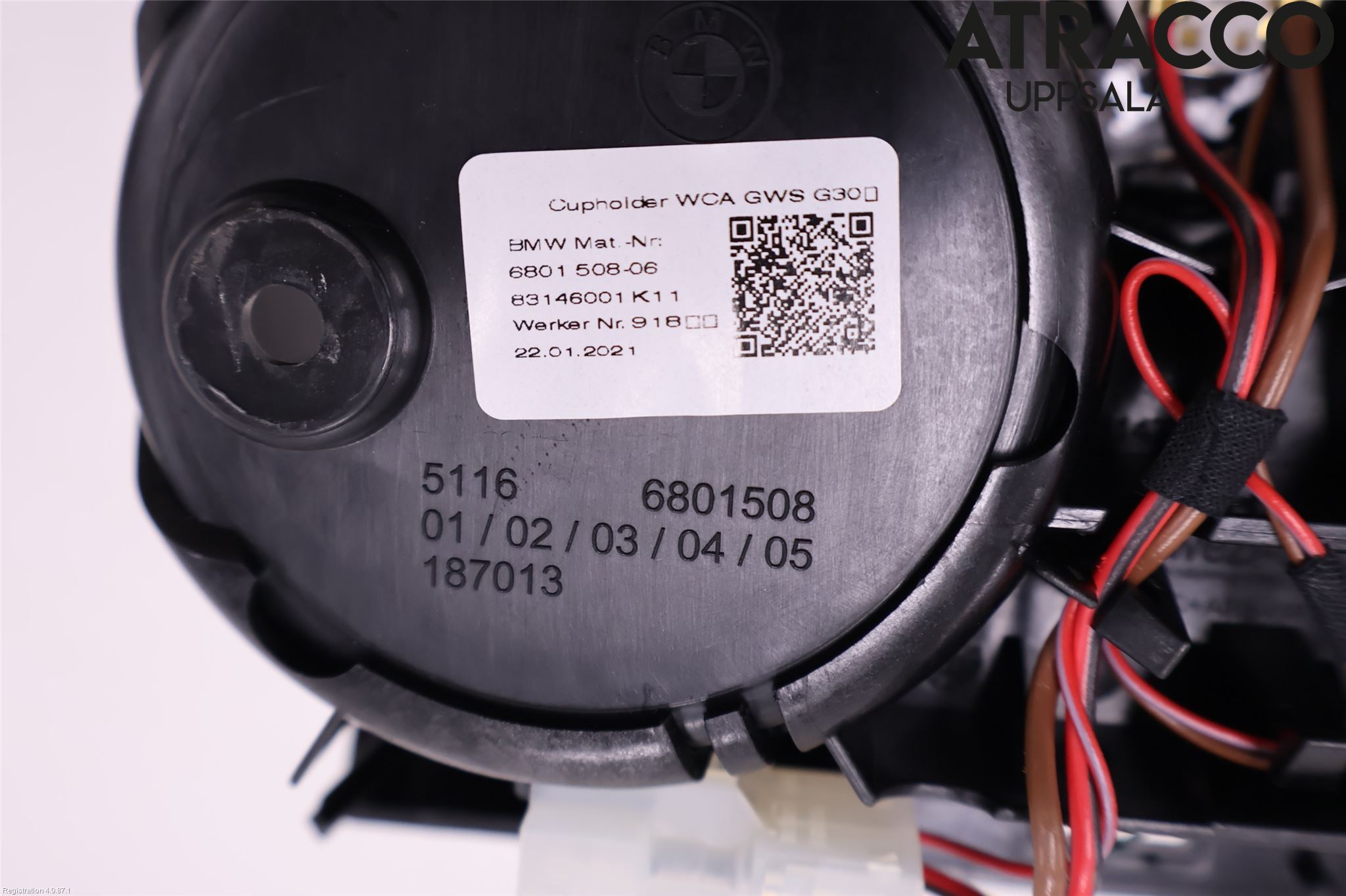 BMW 5 G30/G31/F90 17-23 Mugghållare