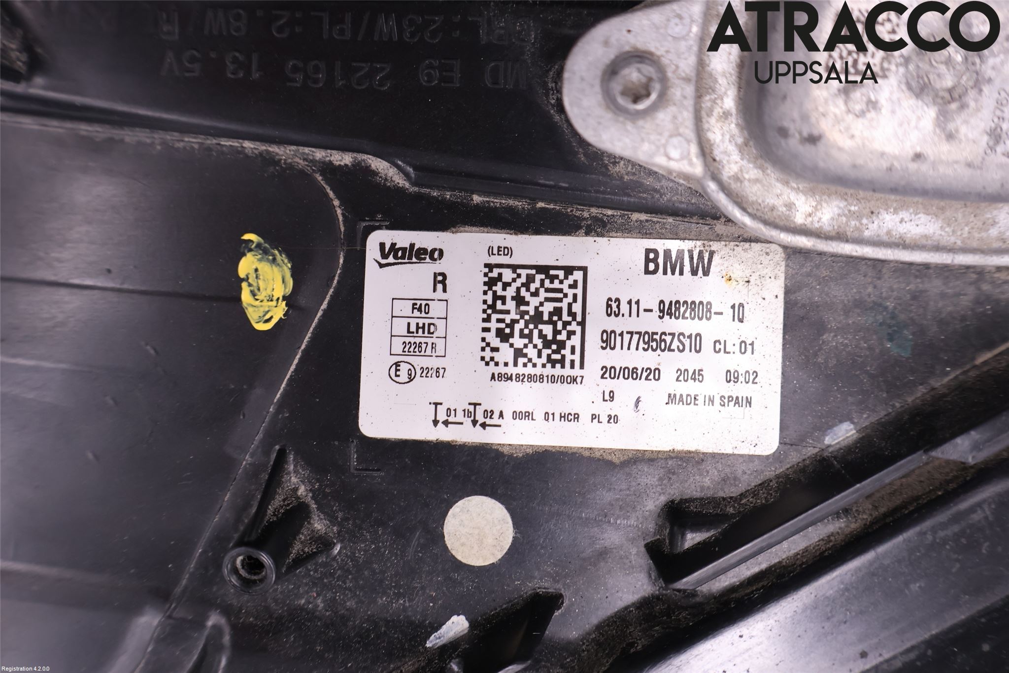 BMW 1 F40 19- Strålkastare Höger