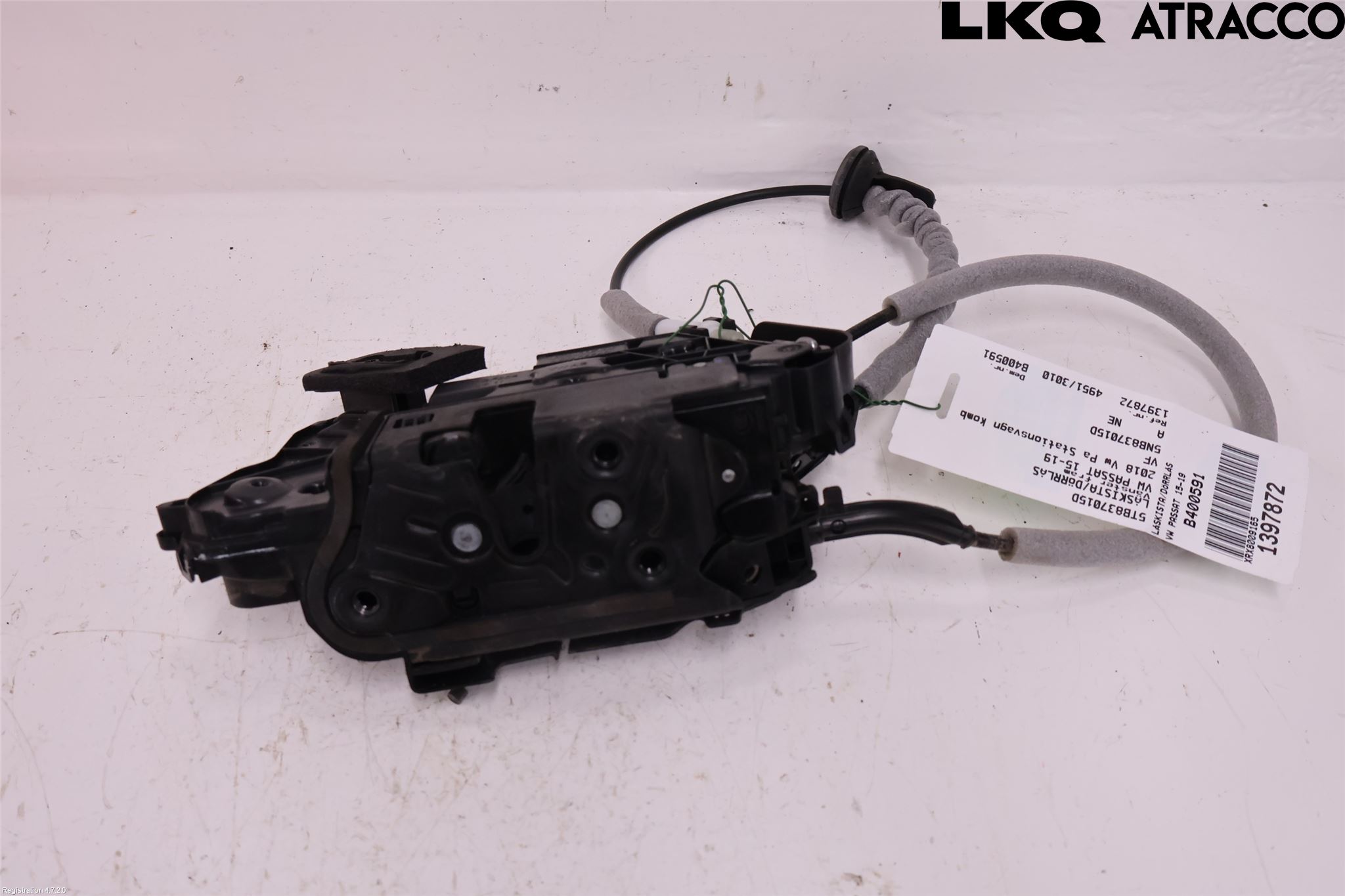 Volkswagen VW PASSAT 15-19 Låskista-Dörrlås