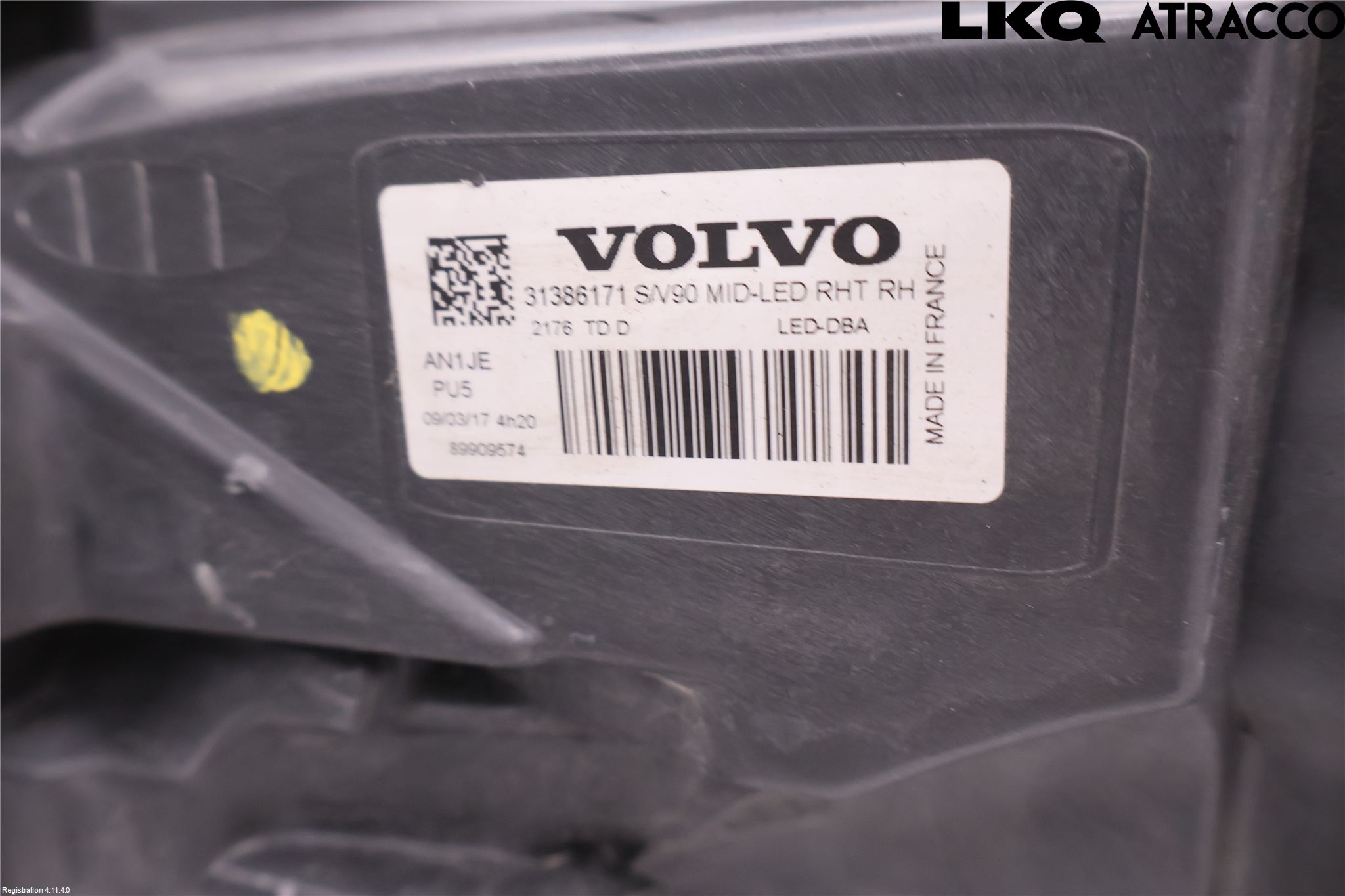 Volvo V90 17->> Strålkastare Höger