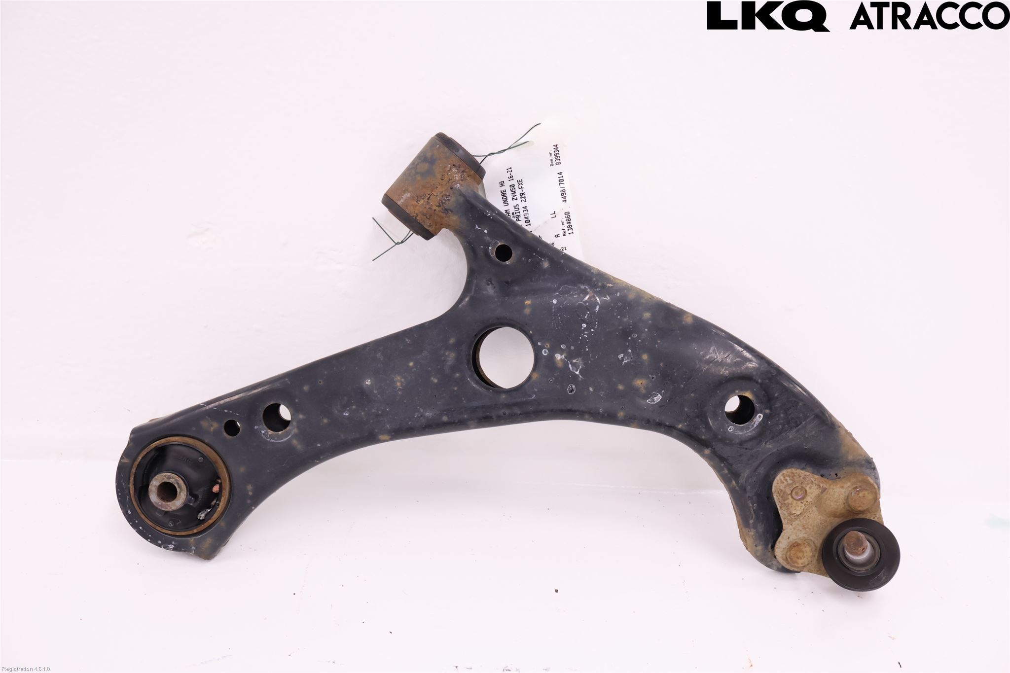 Toyota PRIUS (ZVW50) 16-21 Bärarm Fram Undre Hö