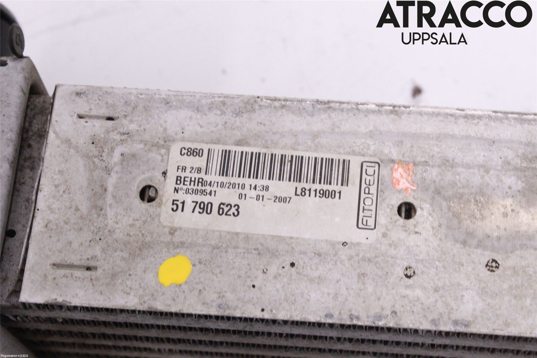 Fiat FIORINO Laddluft-Intercooler Kyl