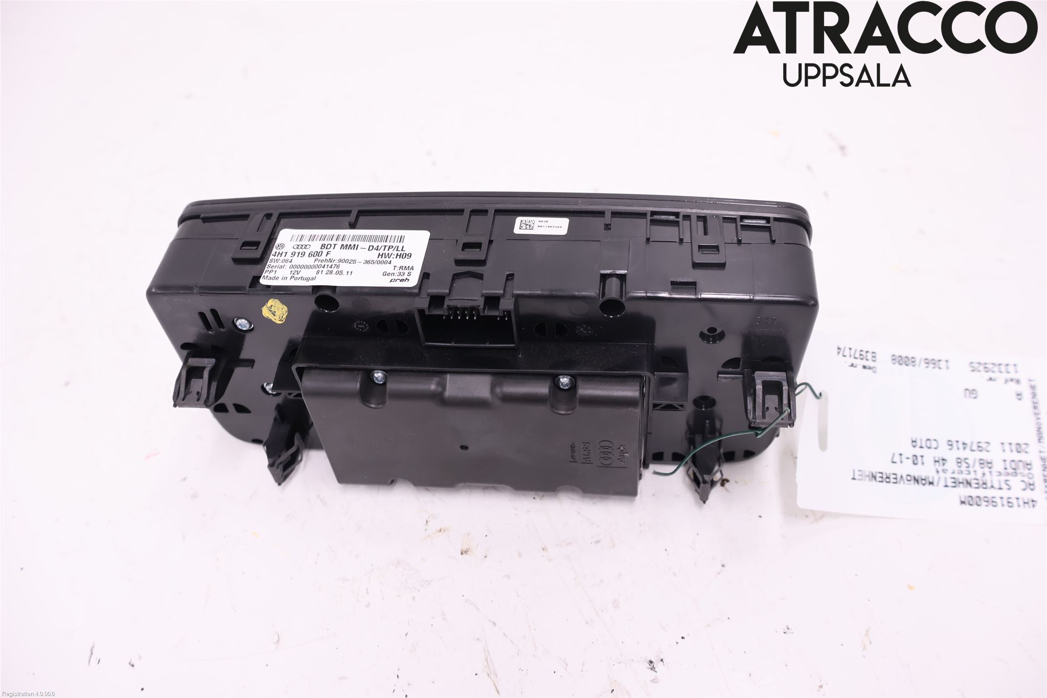 Audi A8/S8 4H 10-17 Ac Styrenhet Ac Manöveren