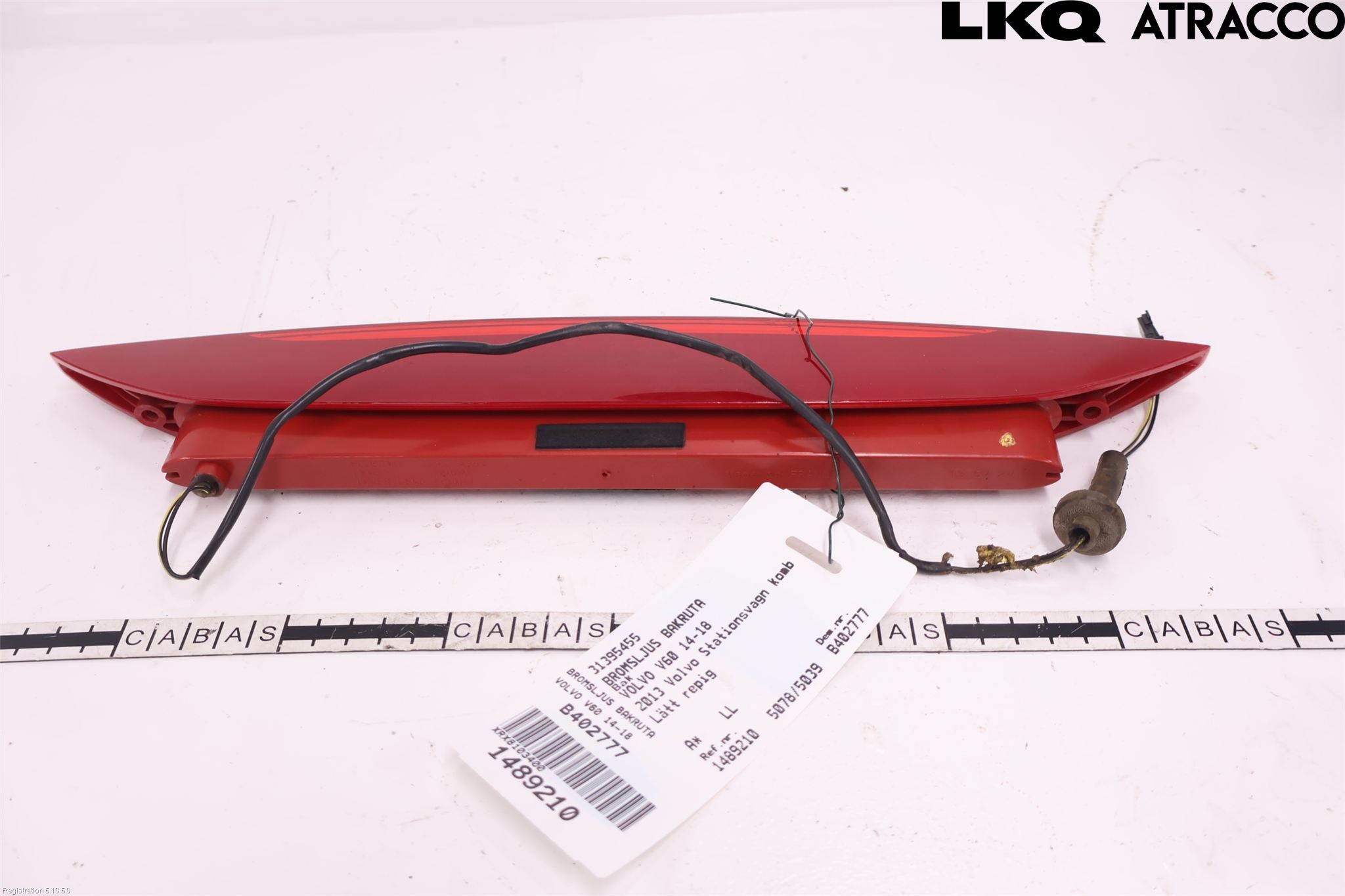 Volvo V60 14-18 Bromsljus Bakruta