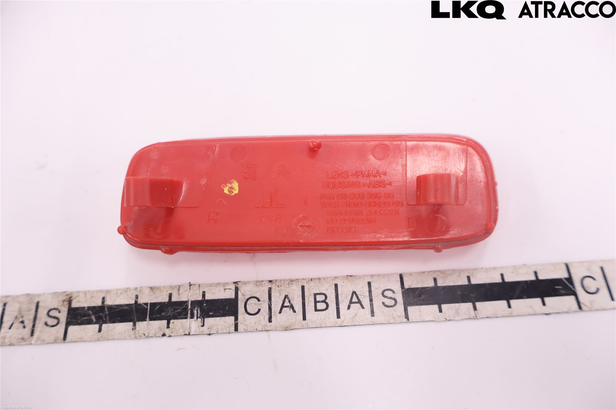 Opel VIVARO 20- Dimljus/Reflex Bak
