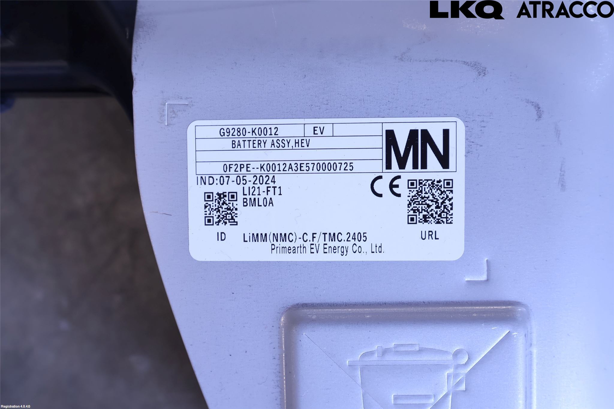 Toyota YARIS XP21 20- Batteri Högspänning